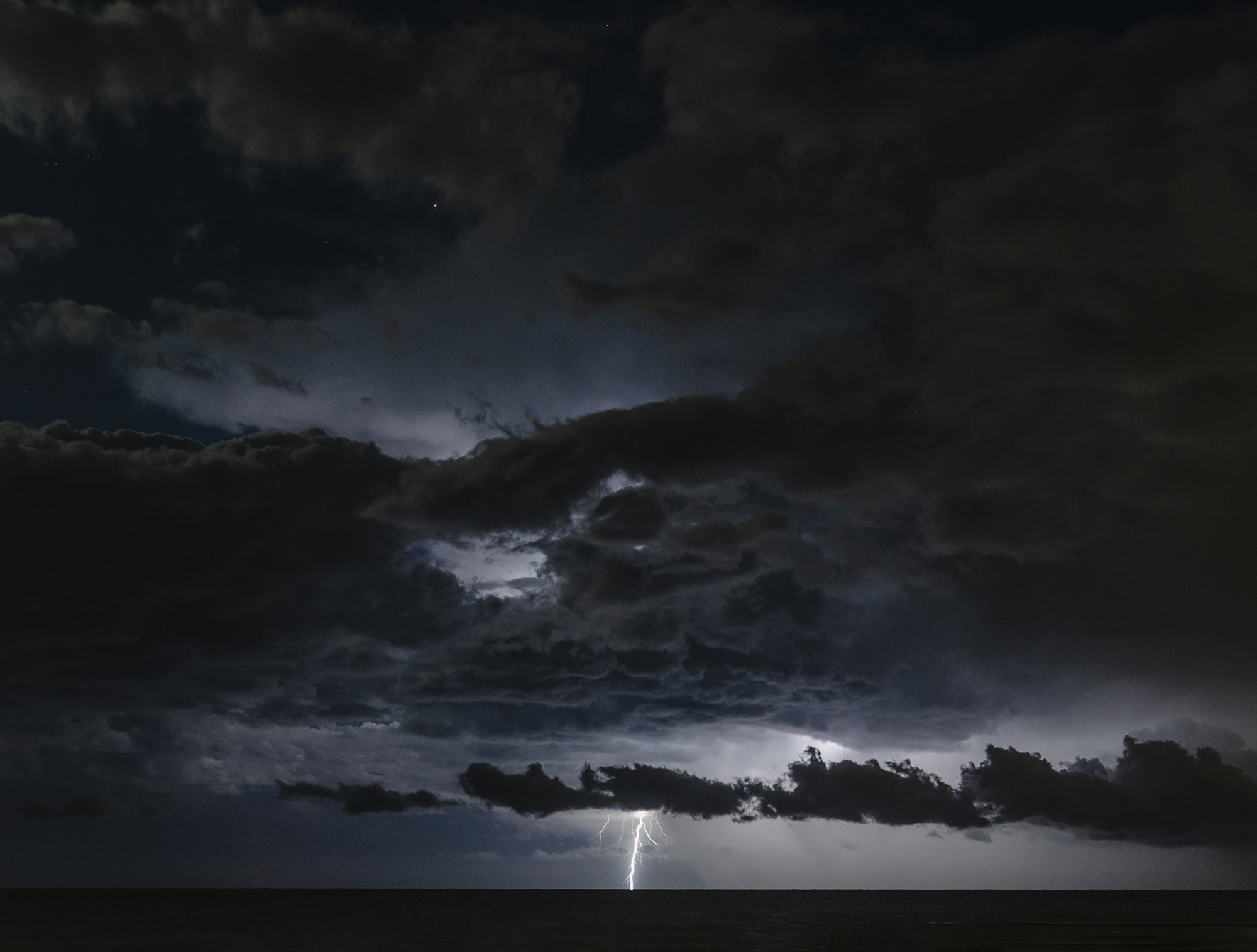 " A sea of lightning"