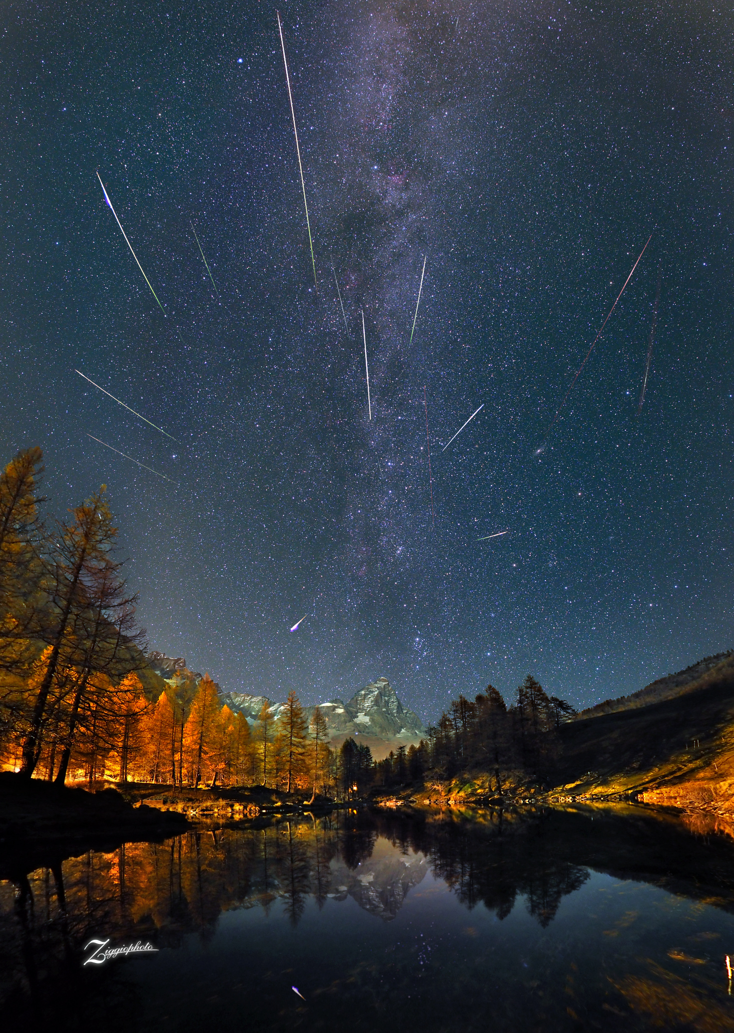 The Night of Perseso on the Matterhorn II