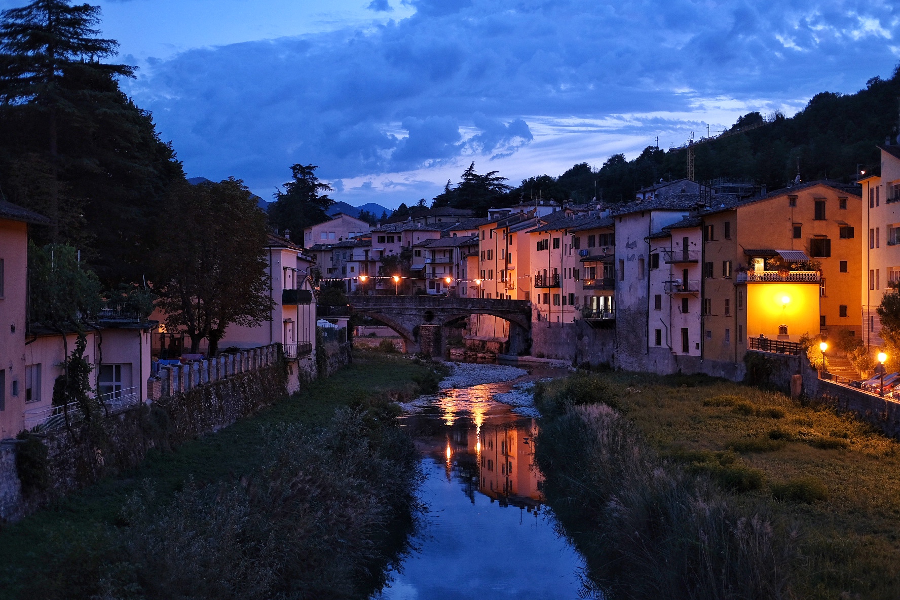 Rocca San Casciano, Blue Hour