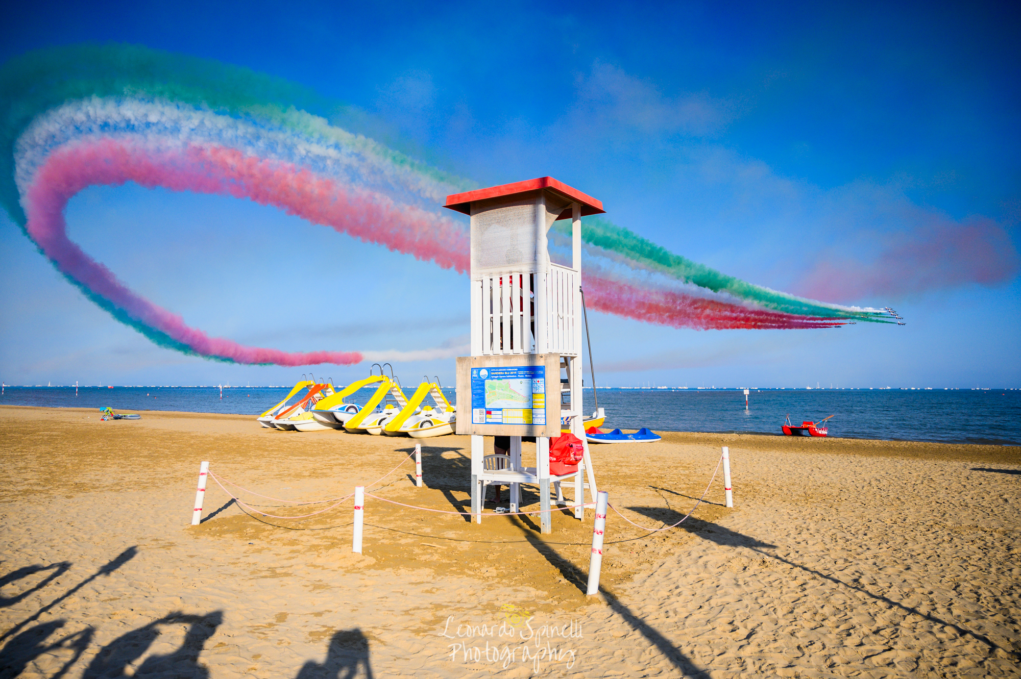 The Tricolour Arrows at Lignano Sabbiadoro 2019