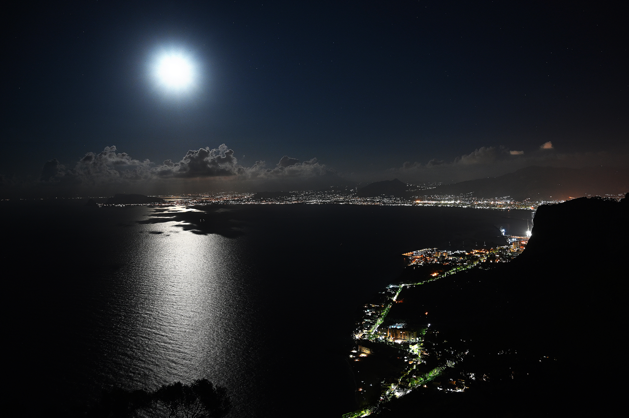 And the moon knocked