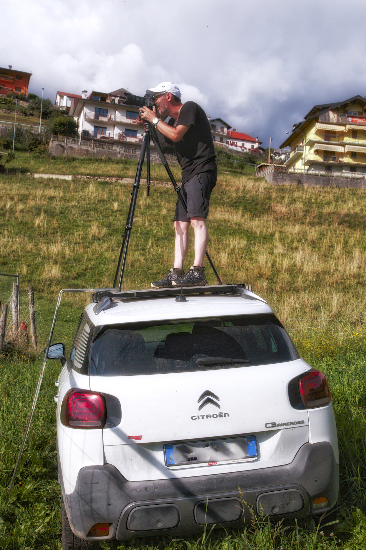 What you don't do for a photo.