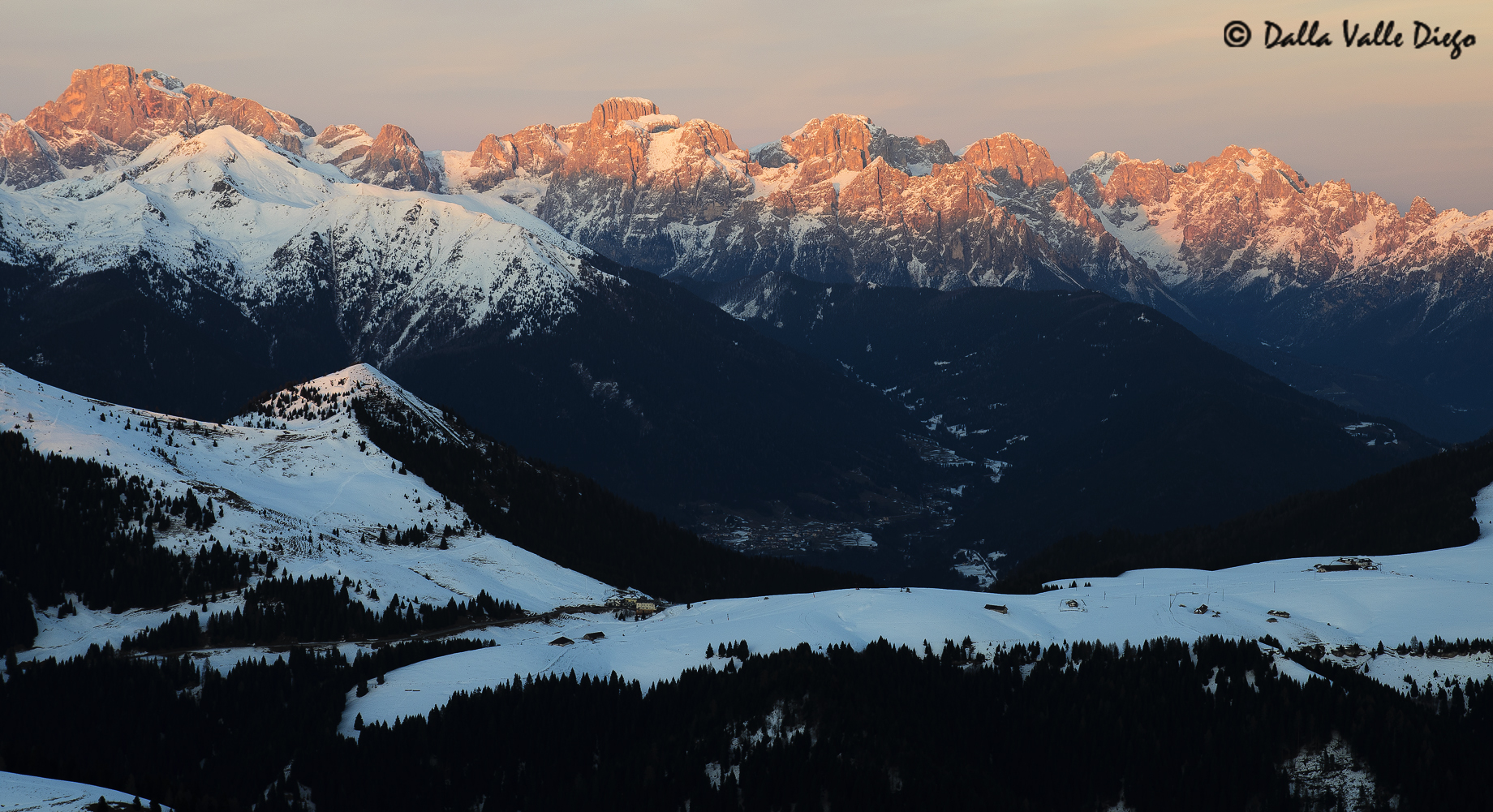 Tramonto dal Passo Brocon