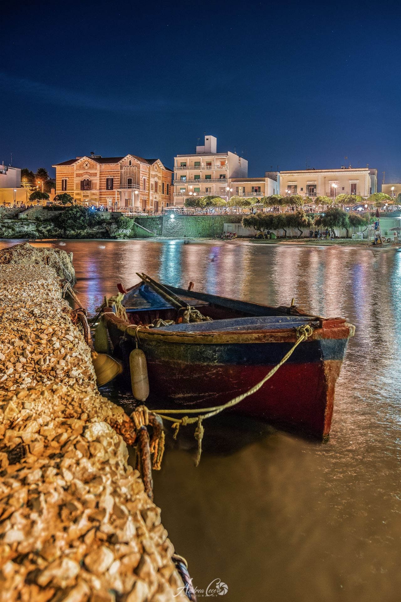 Santa Maria at Bath view at night