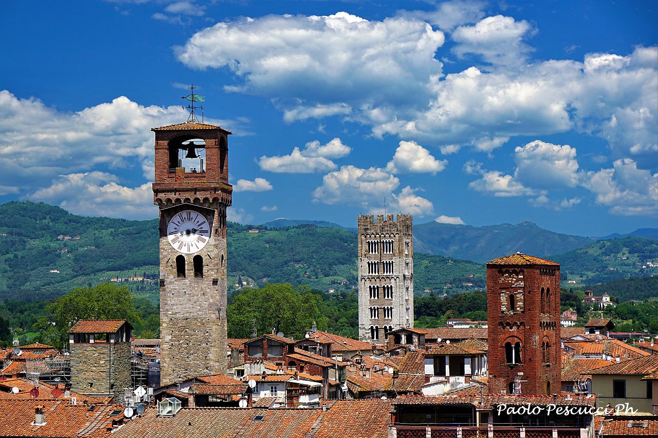 Lucca bell towers