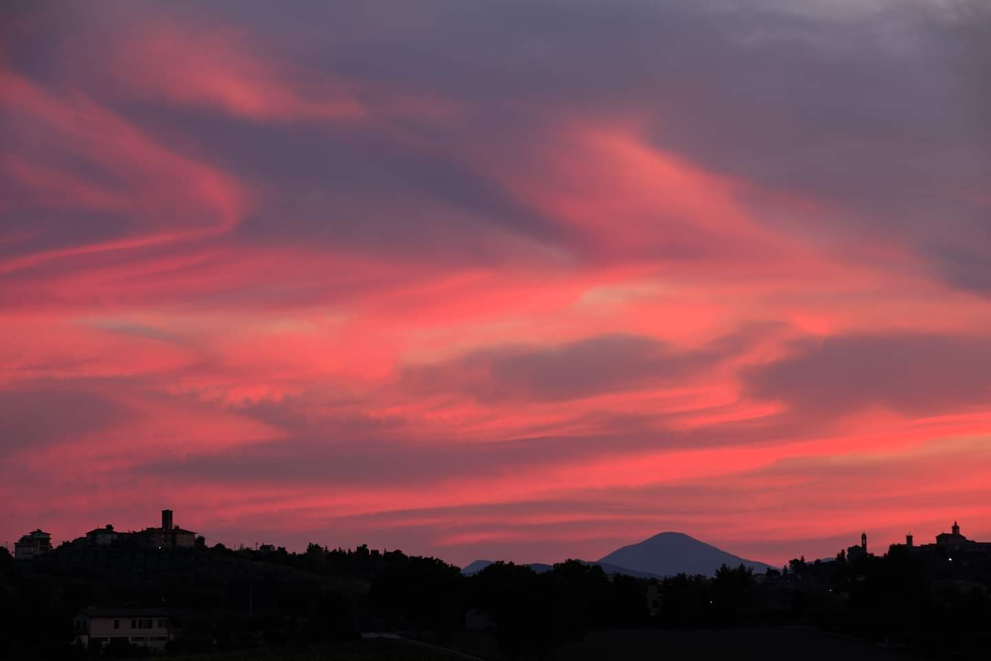 Sunset at Morro d'Alba