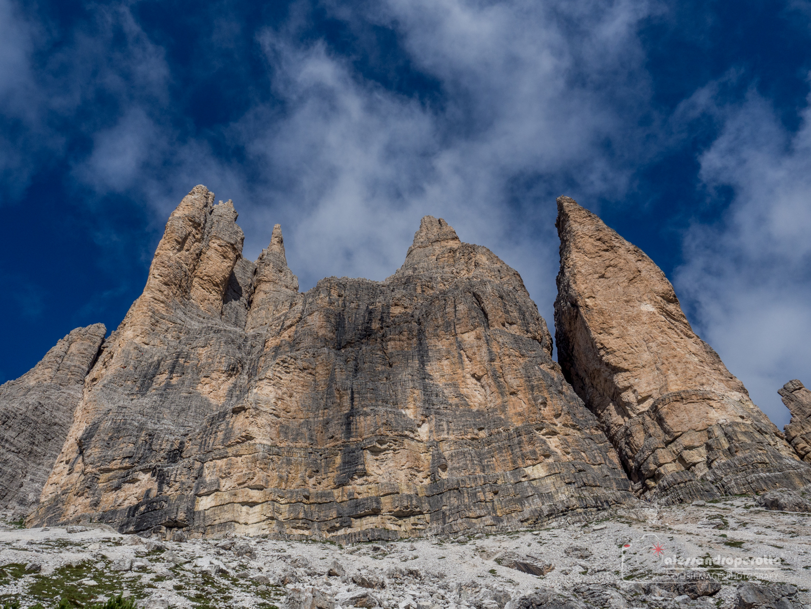 Majesticity of Lavaredo's three peaks