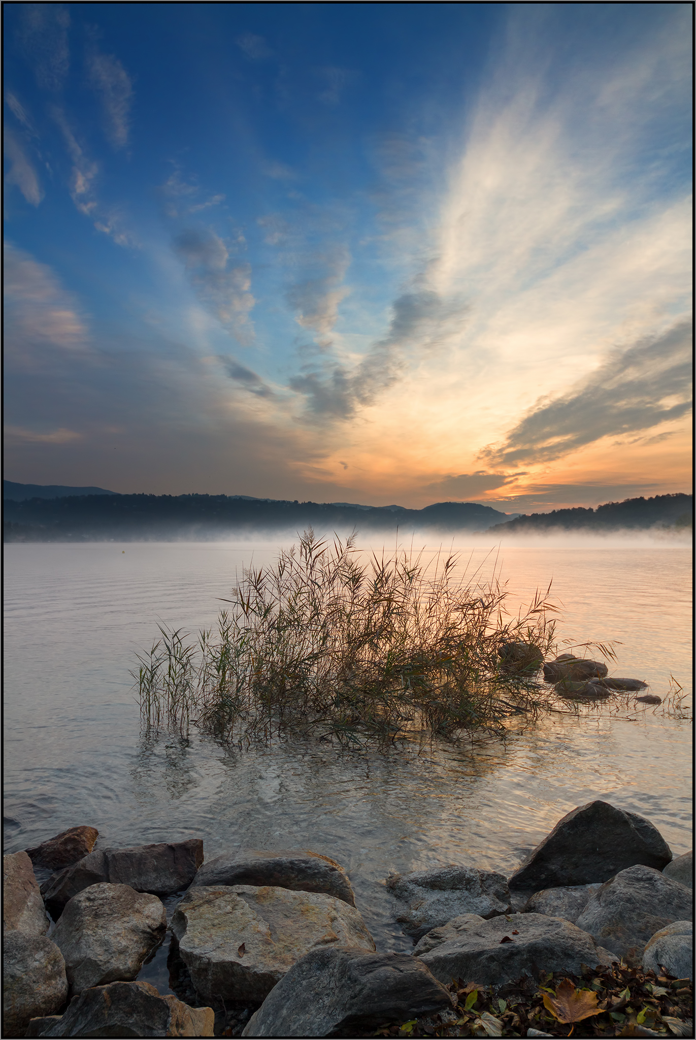 Sunrise at Lake Orta