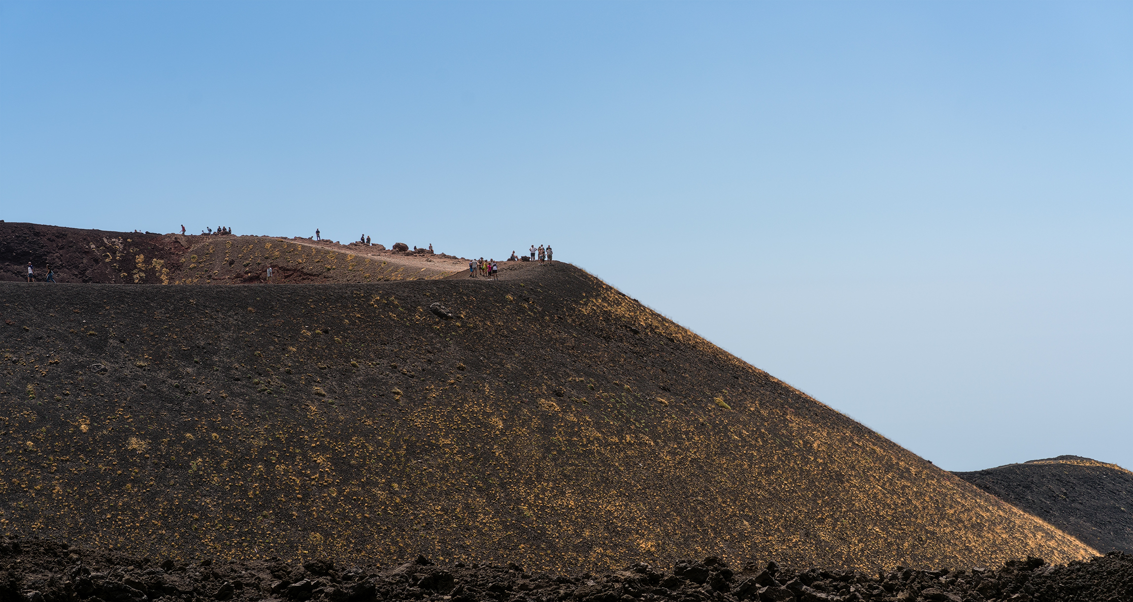 Passeggiata sul bordo del cratere