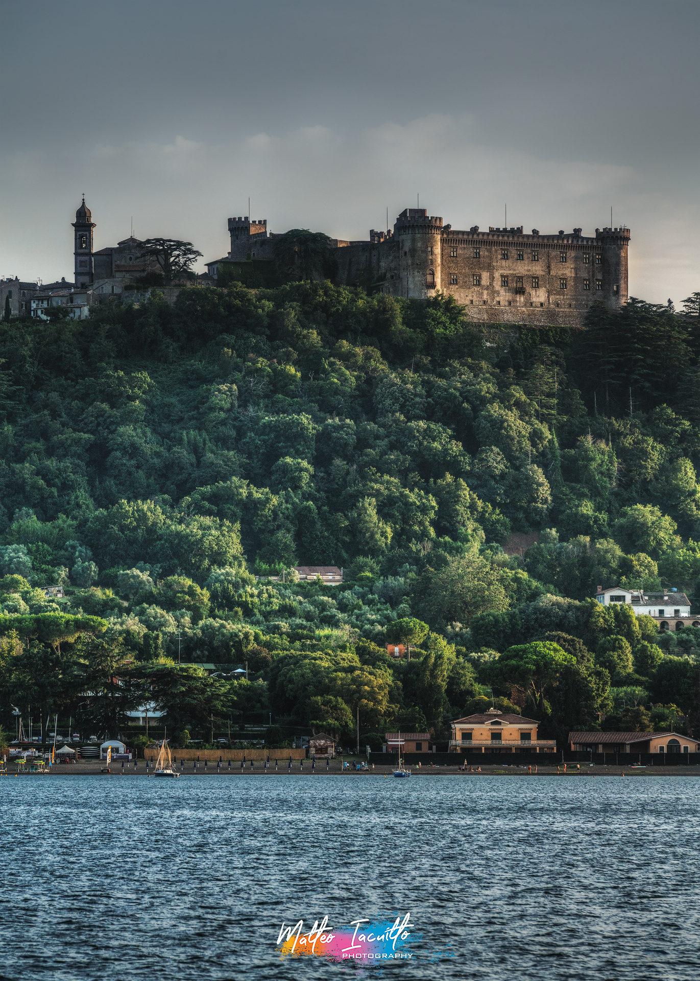 Odescalchi Castle seen from the lake