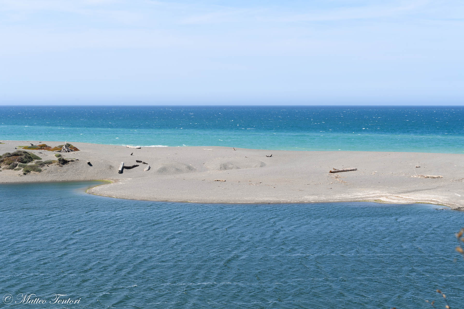 In blue painted blue