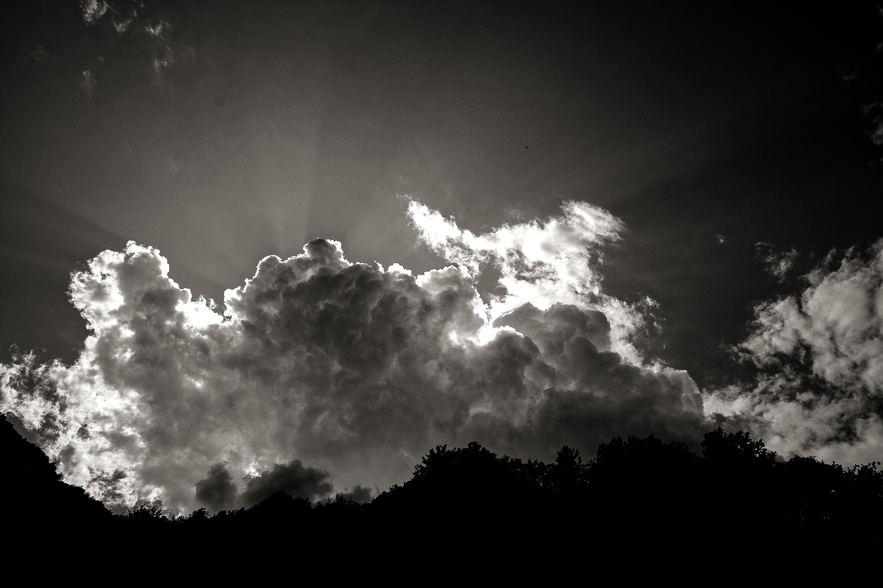 B&W clouds
