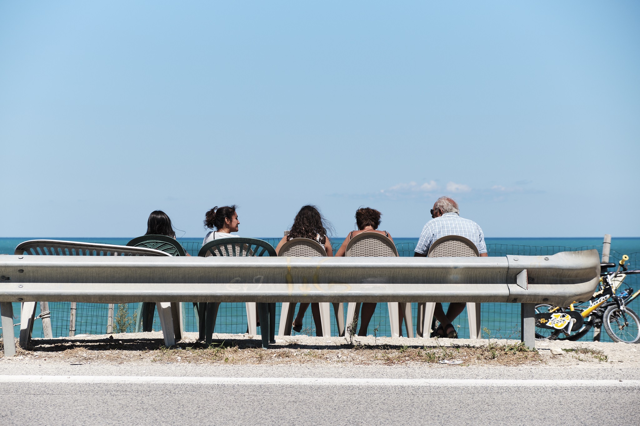 State 16 Adriatic - August sea view