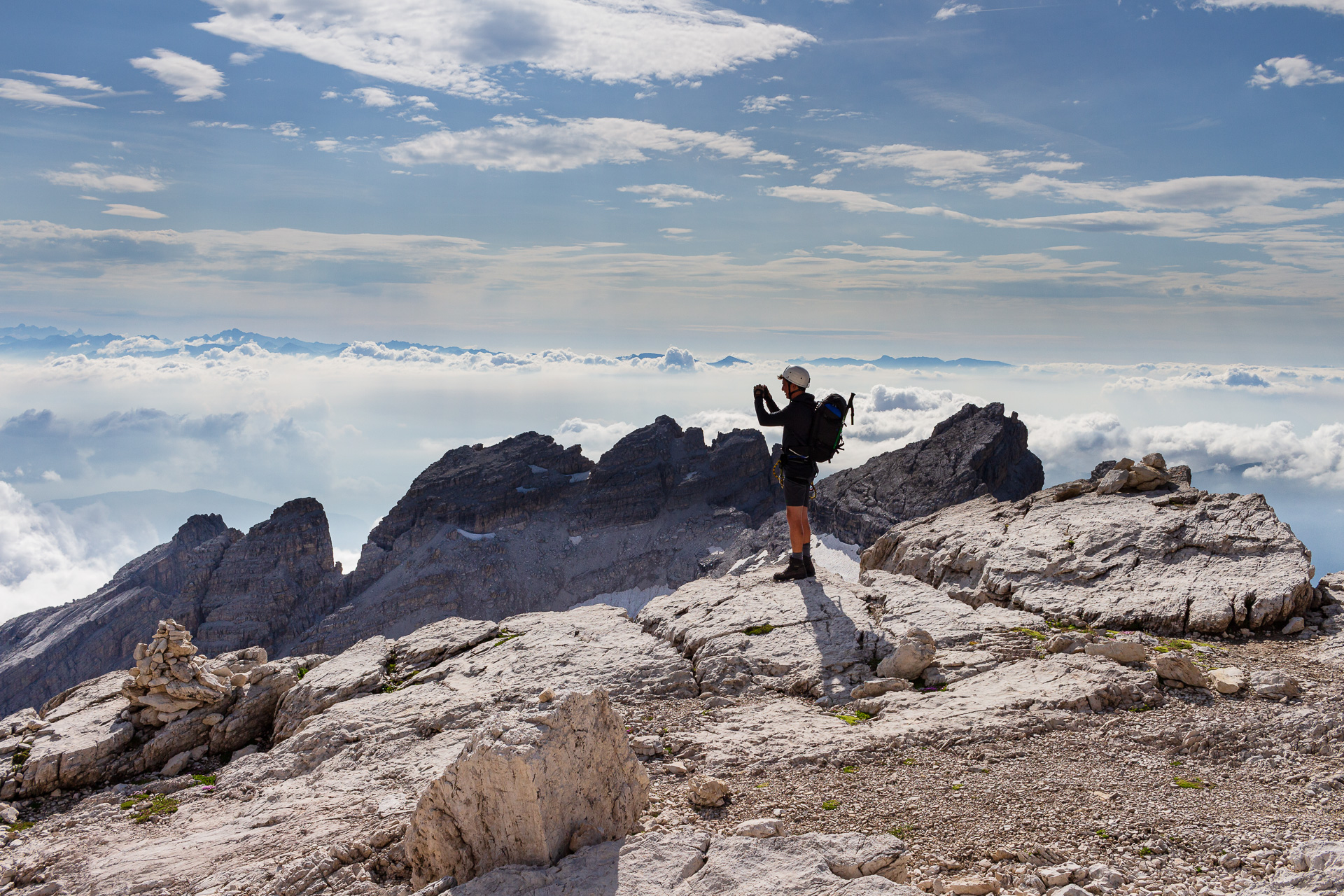 Shooting in the clouds