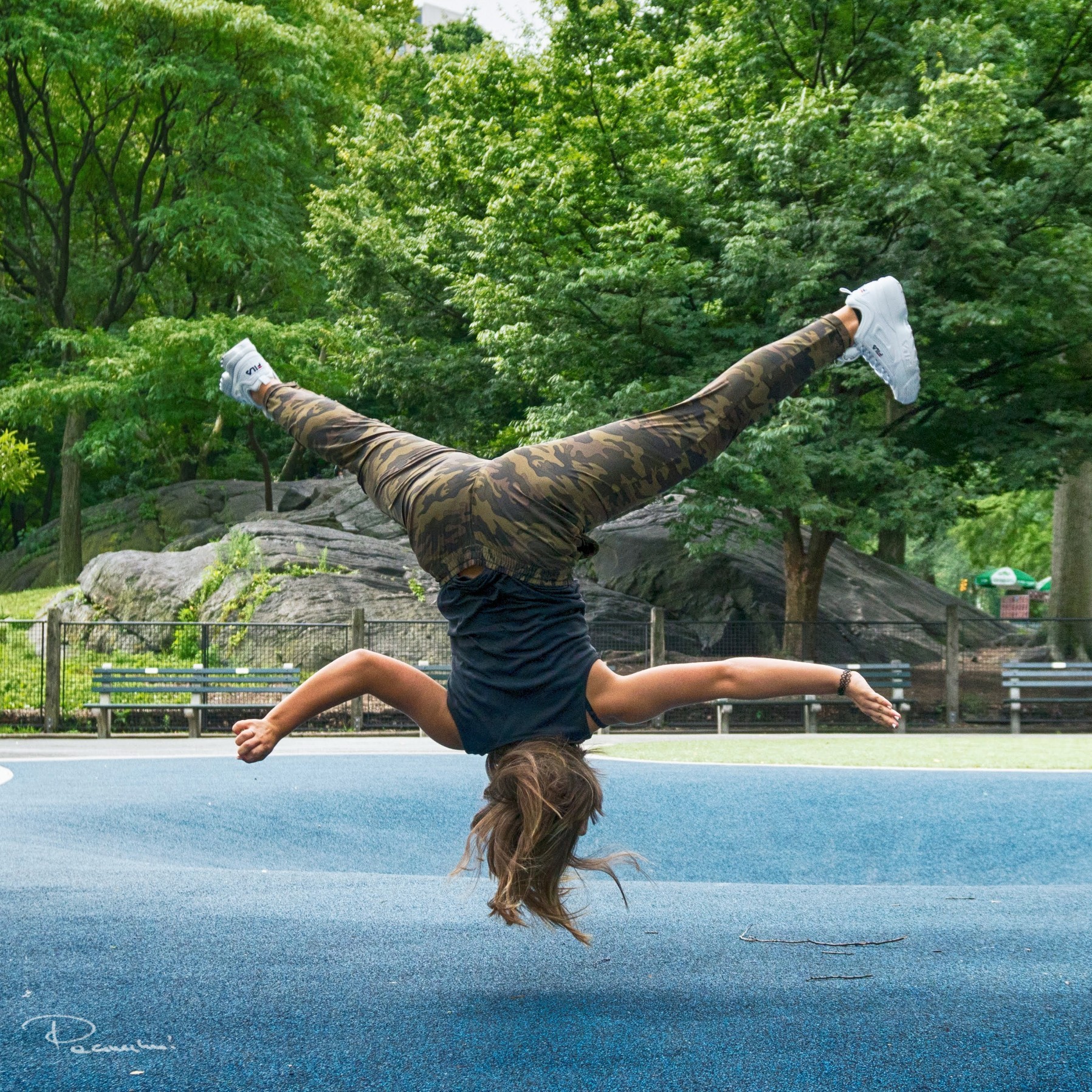 A jump in Central Park - NY-