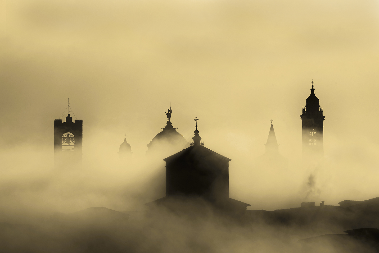 La magia di Città Alta...