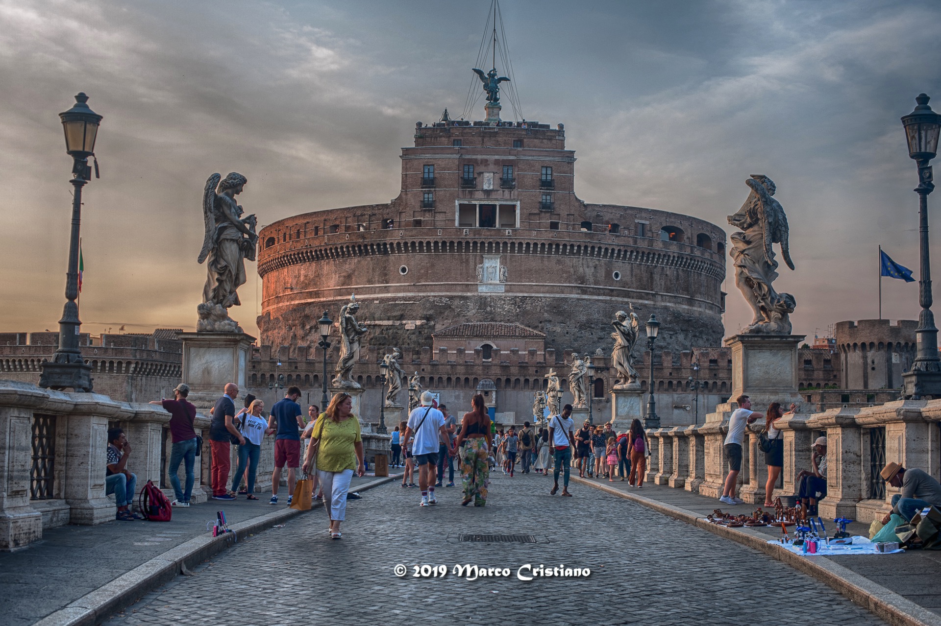Walking around Rome.