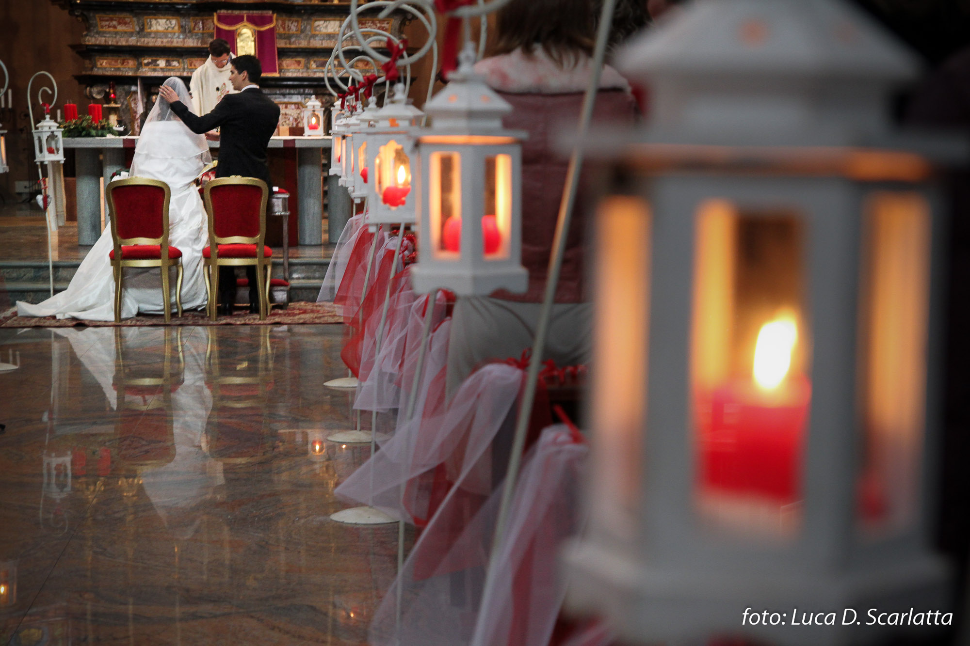 Dall'altro capo della navata