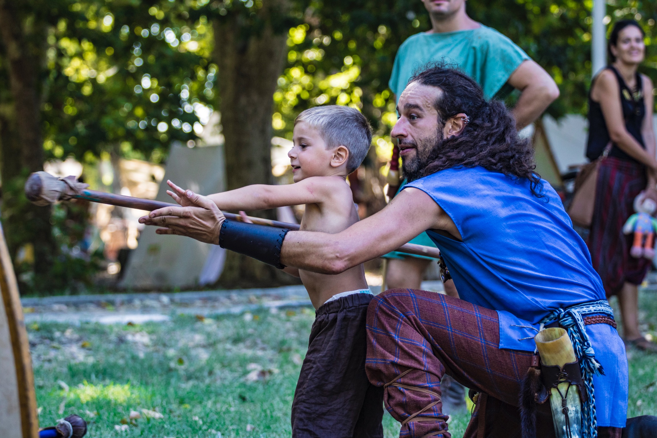 Young warrior is ready!