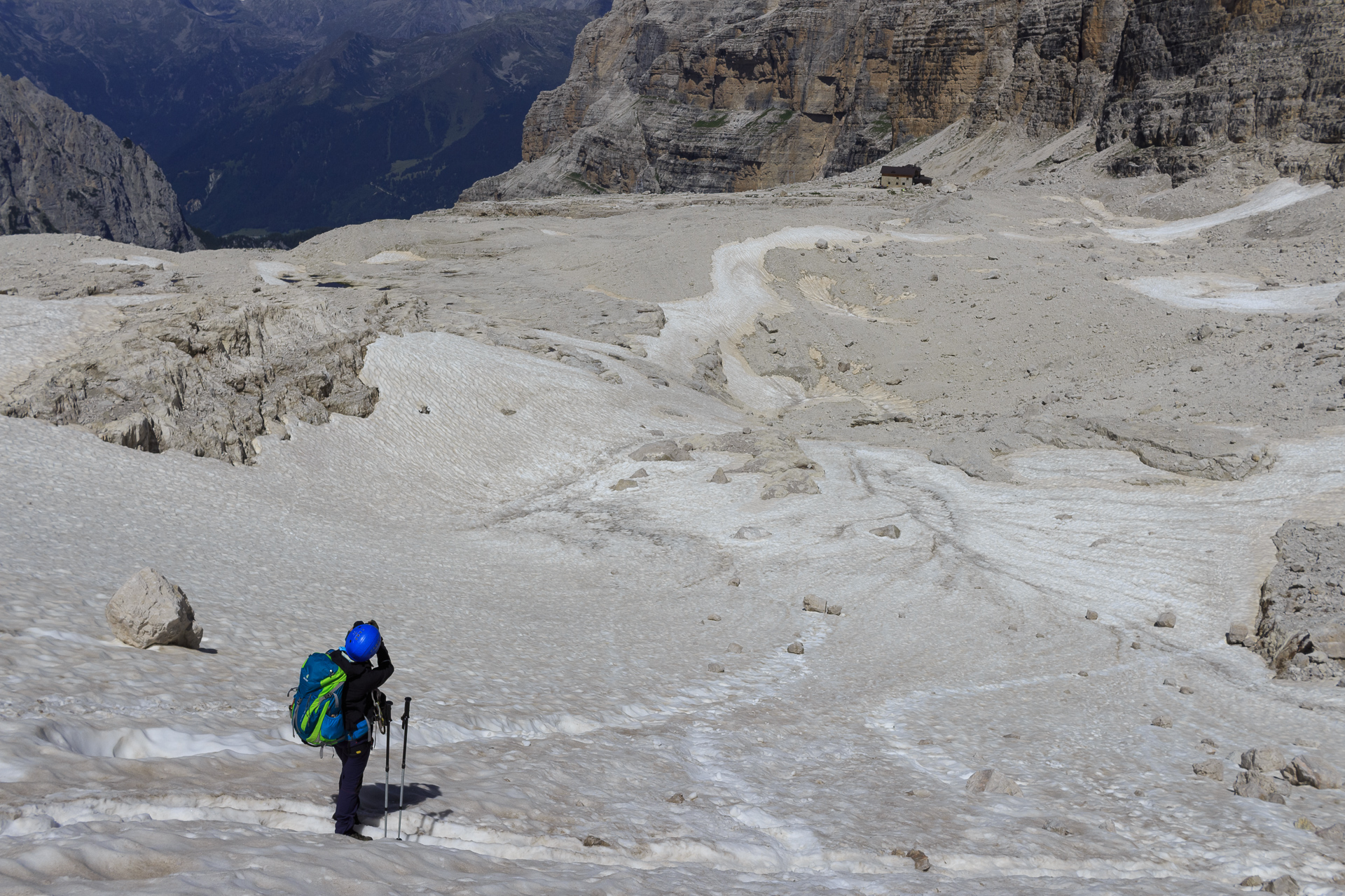 In vista del Rifugio Alimonda