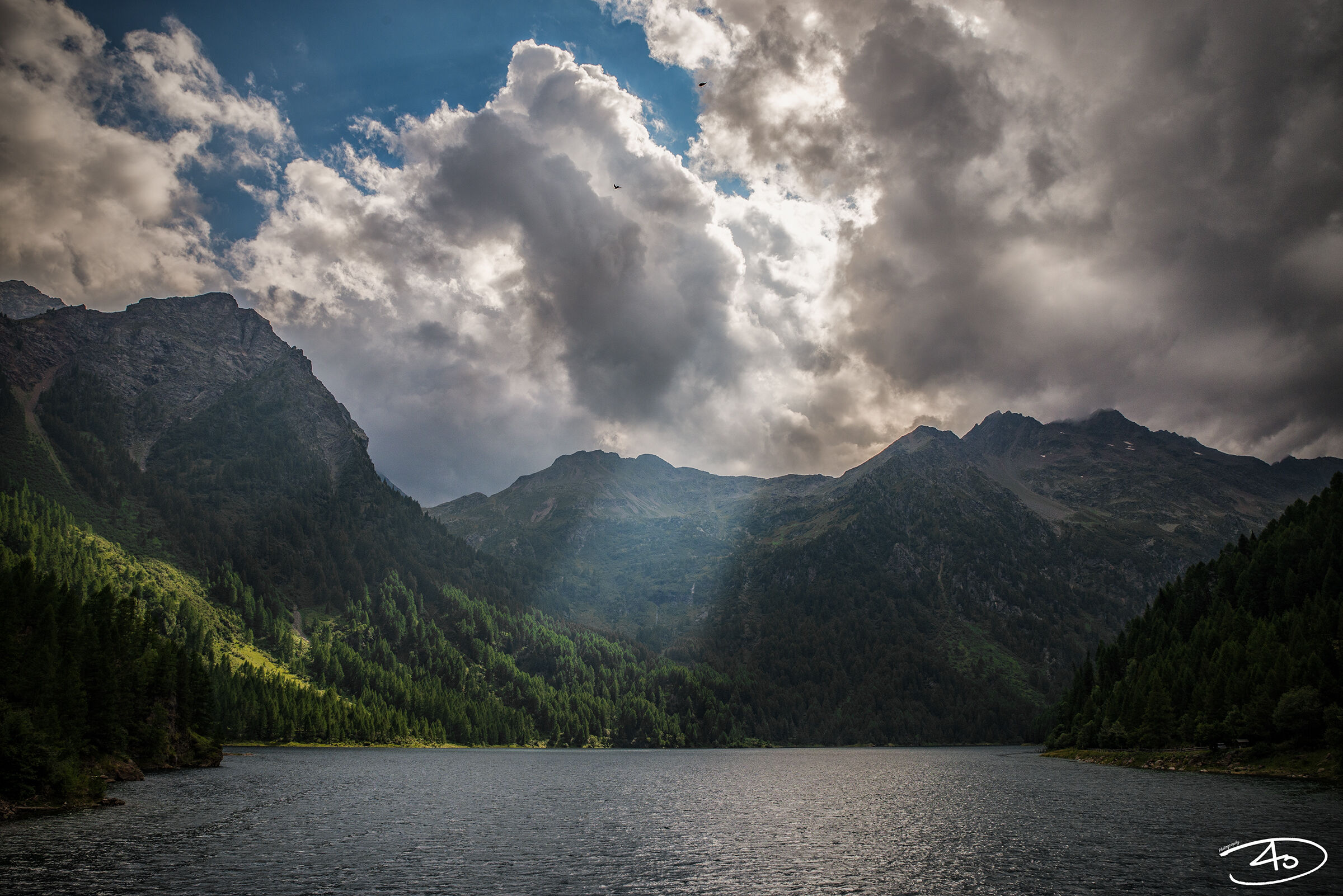 In volo sul Lago Pian Palù