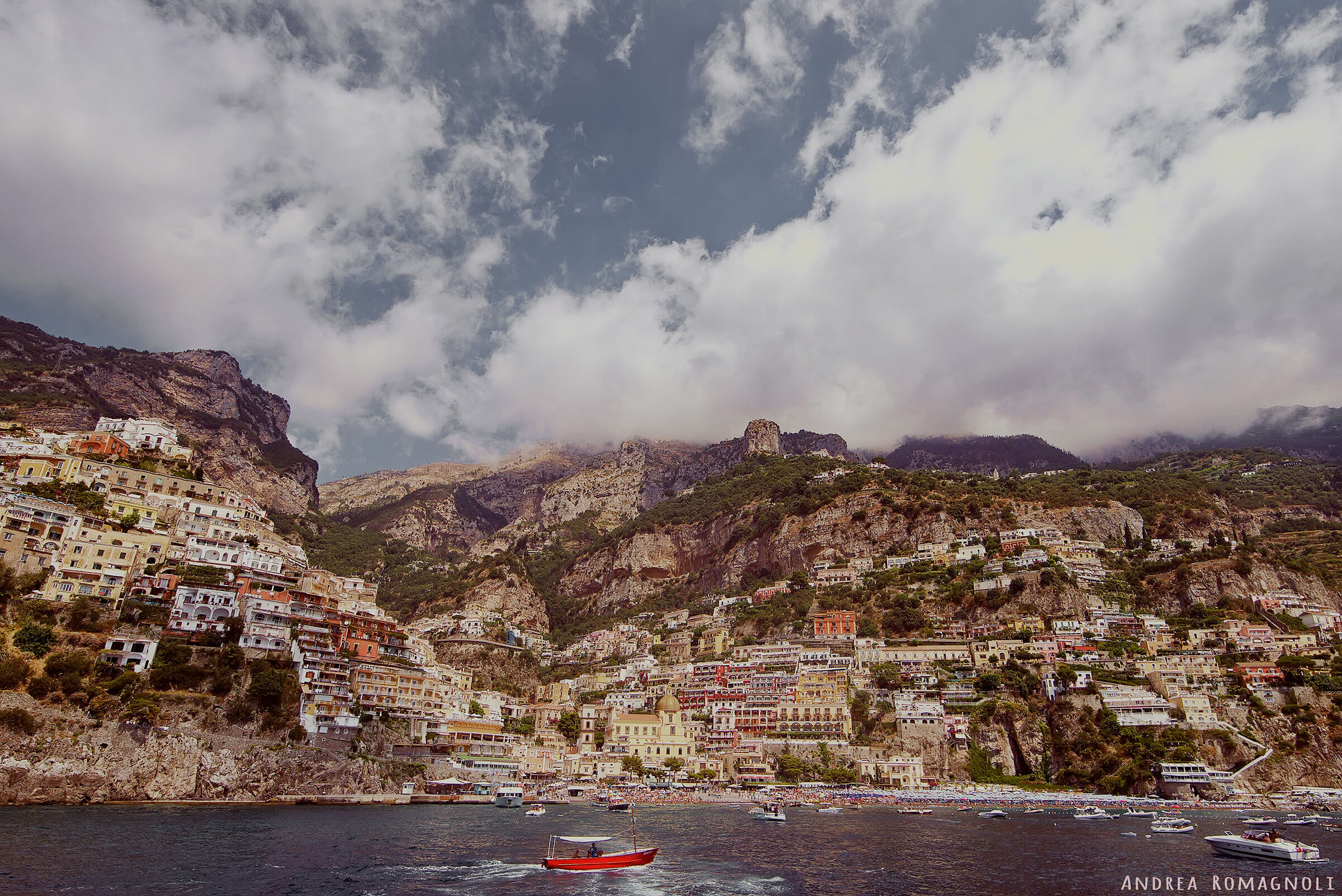 Positano in Red