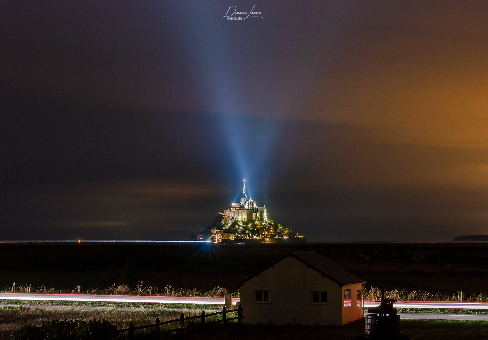 Night in Mont Saint-Michel