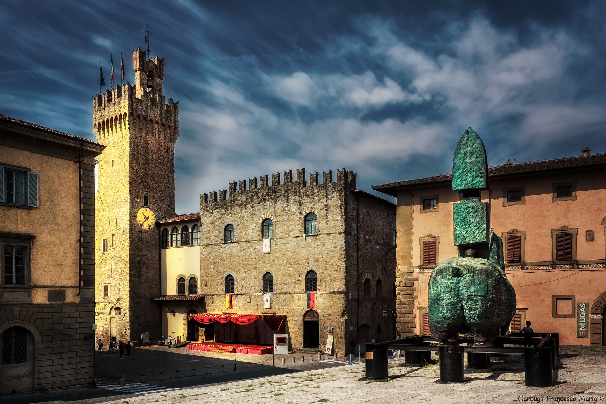 Il cielo sopra Palazzo dei Priori
