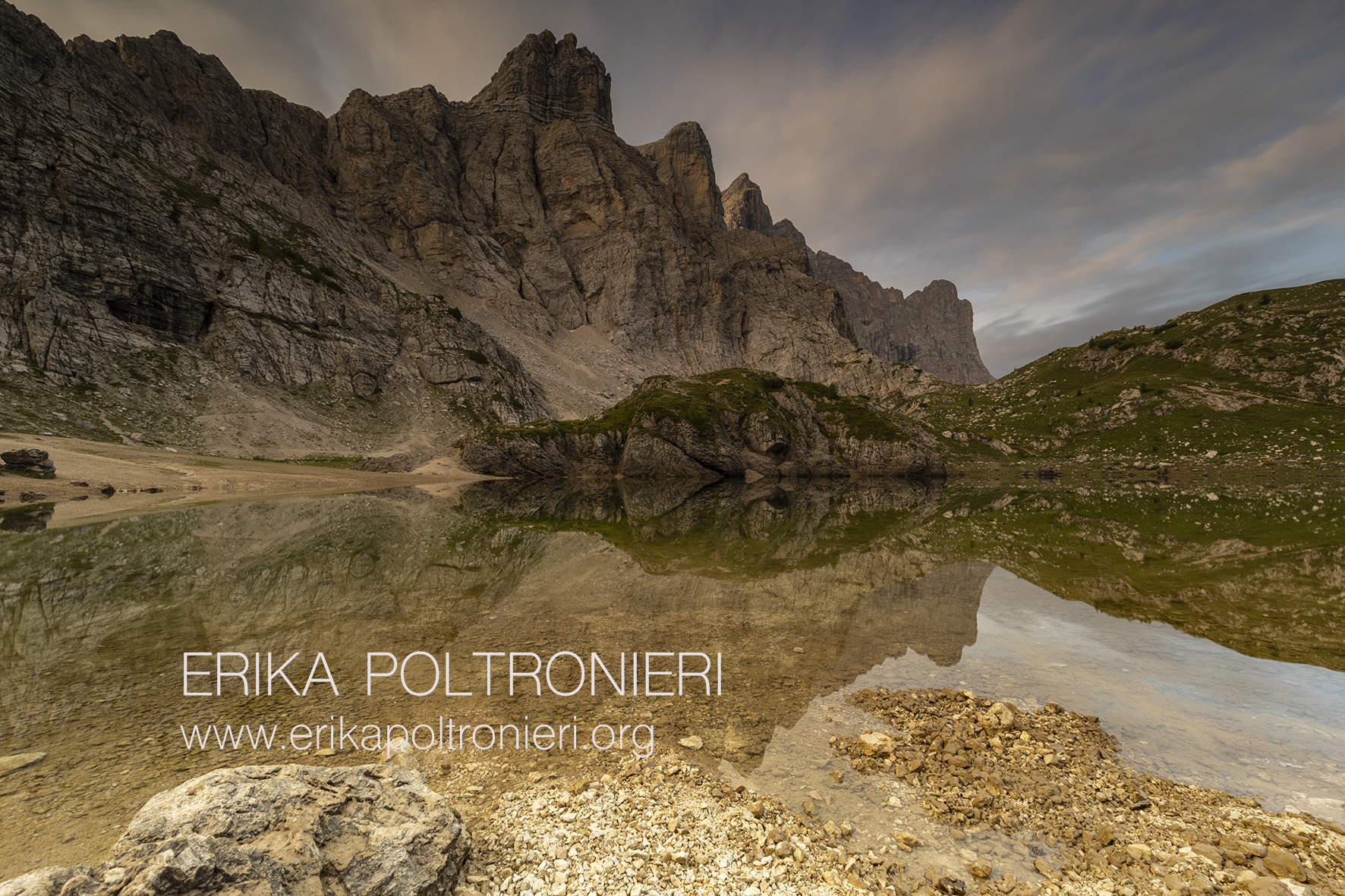 The lake under the tower