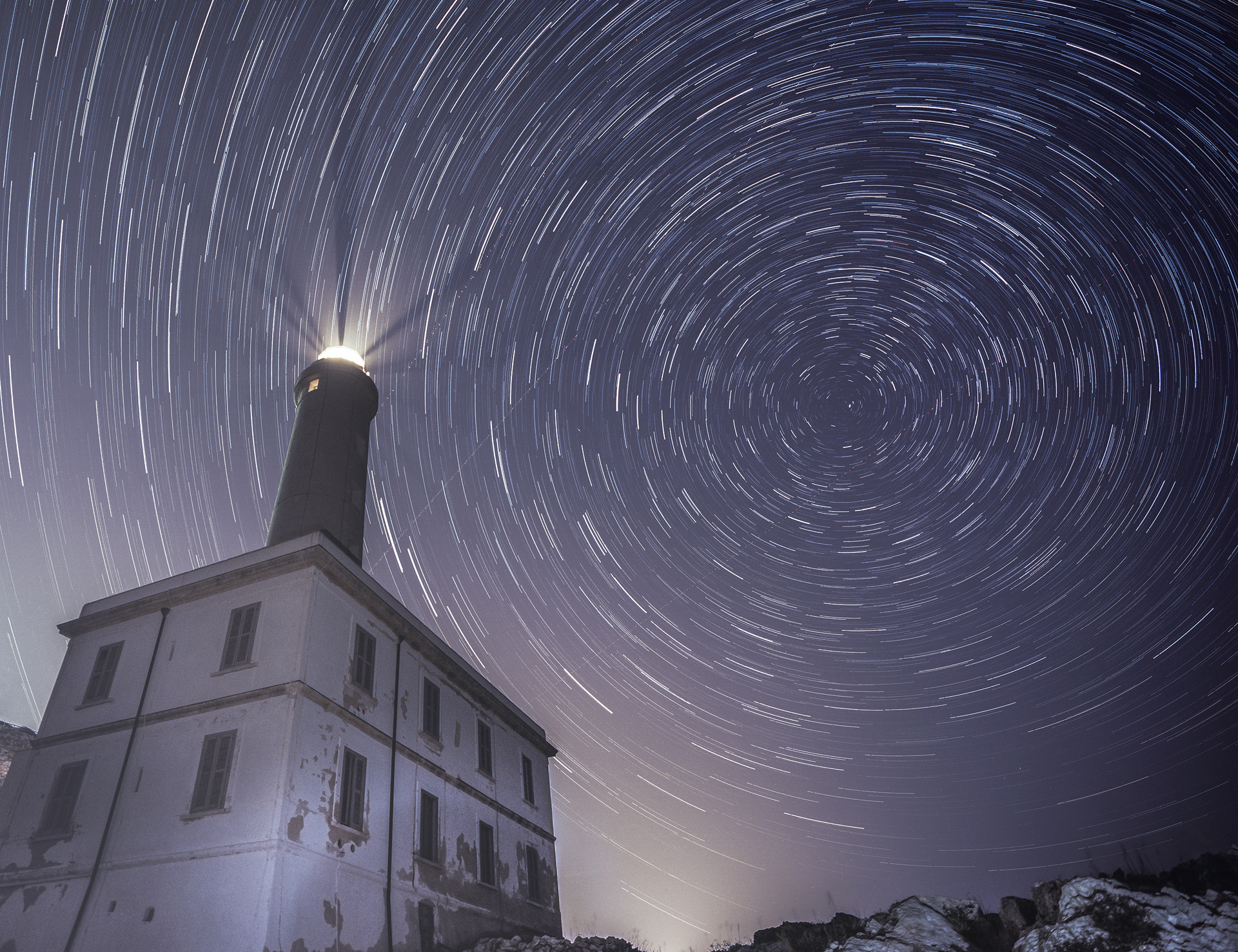 Startrail a Capo d'Otranto