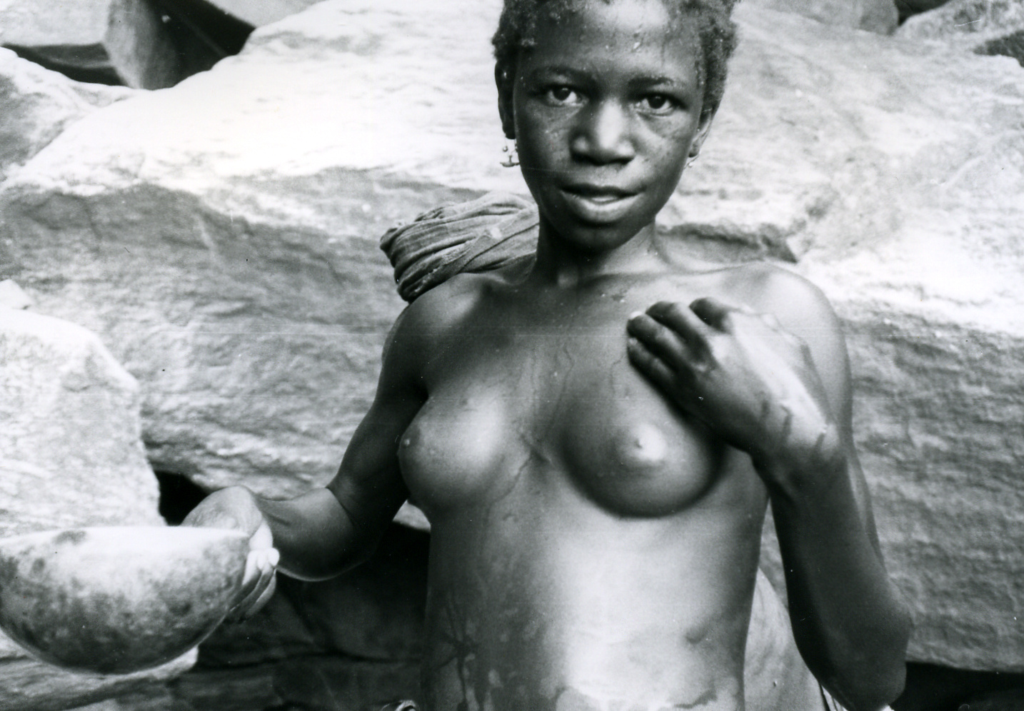 Offering a sip of water that you can't refuse