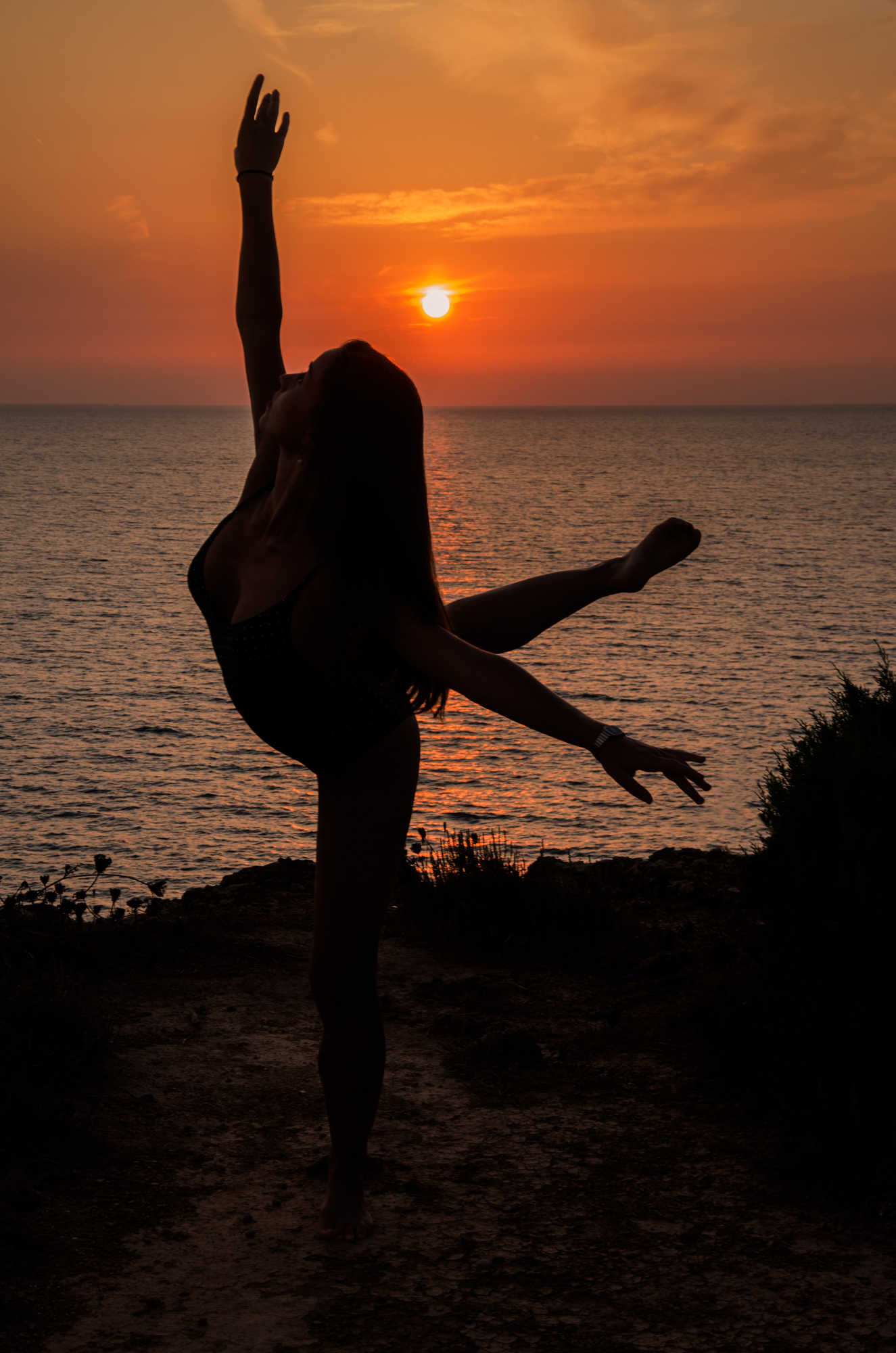 "Attitude" al Tramonto