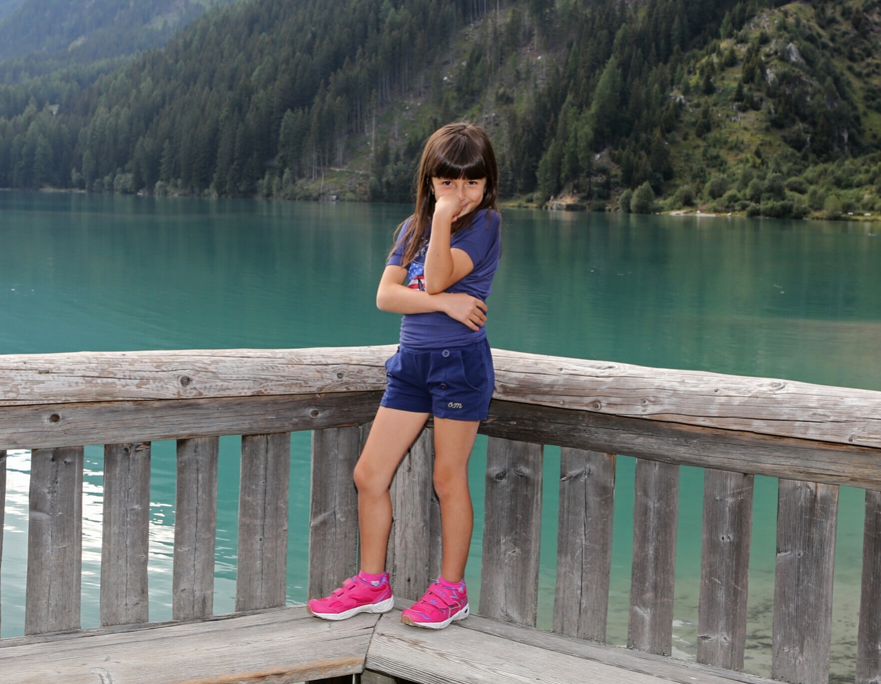 Lake Anterselva and my pupetta.