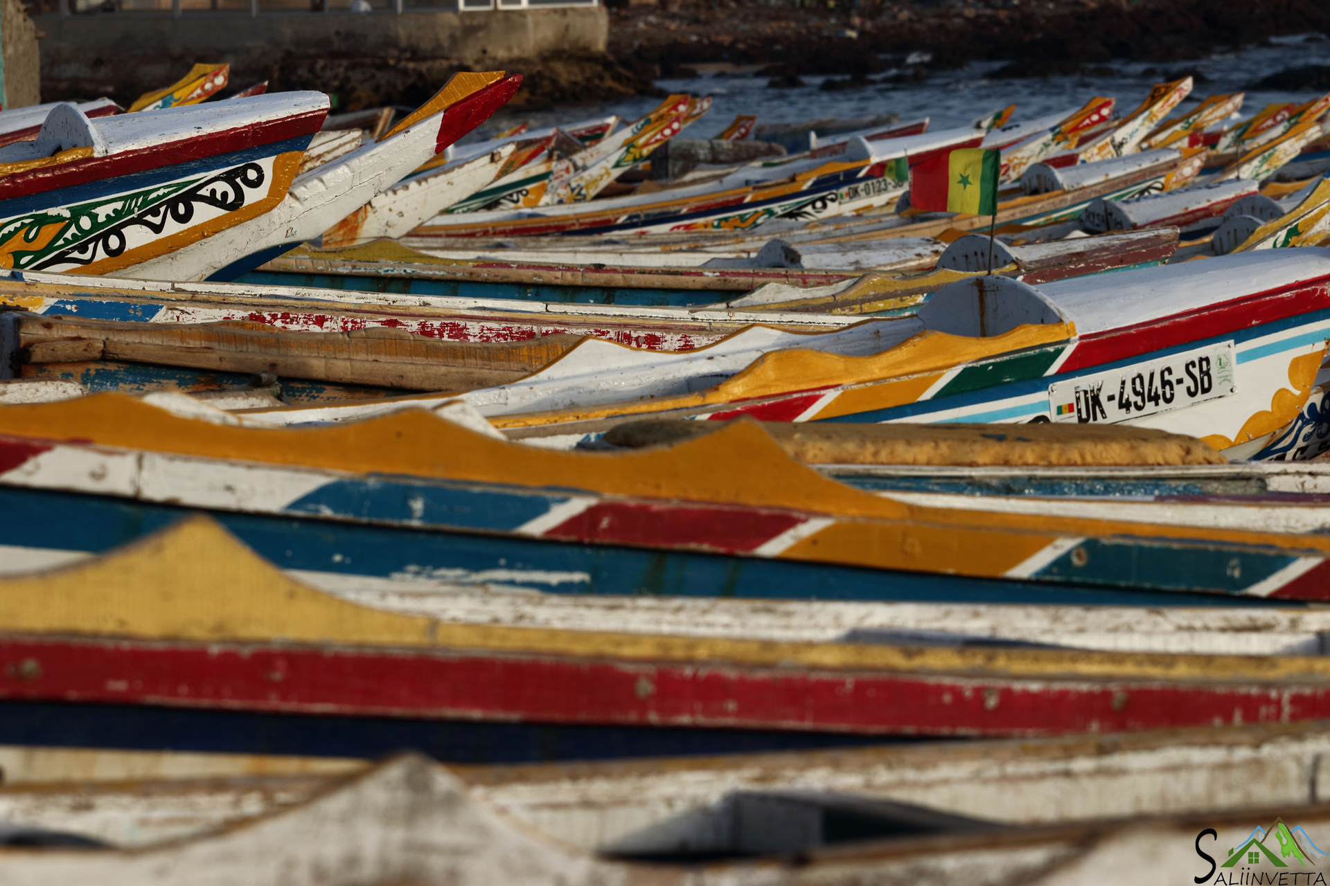 Barche al mercato del pesce