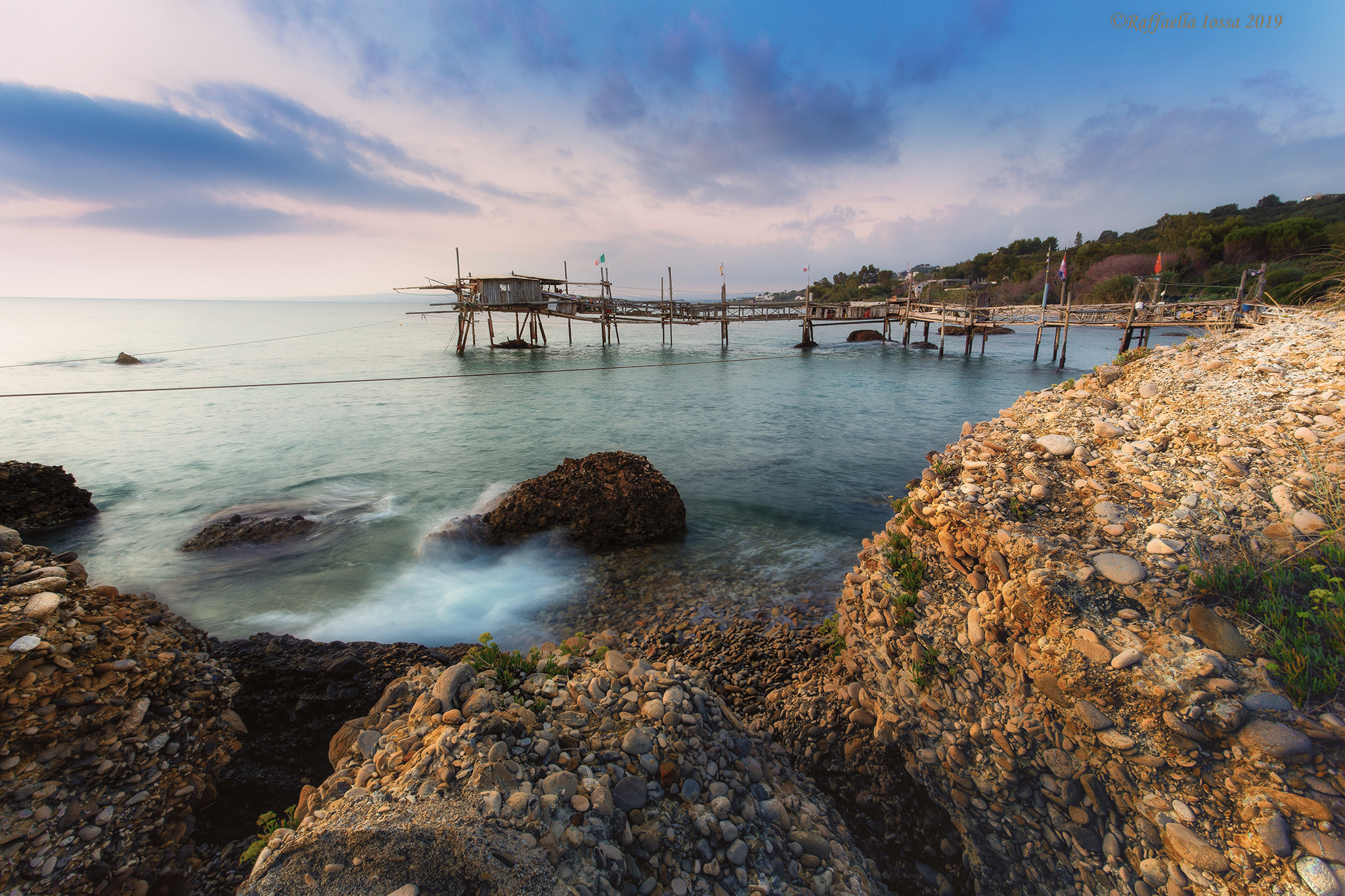 Alba al Trabocco la Canale
