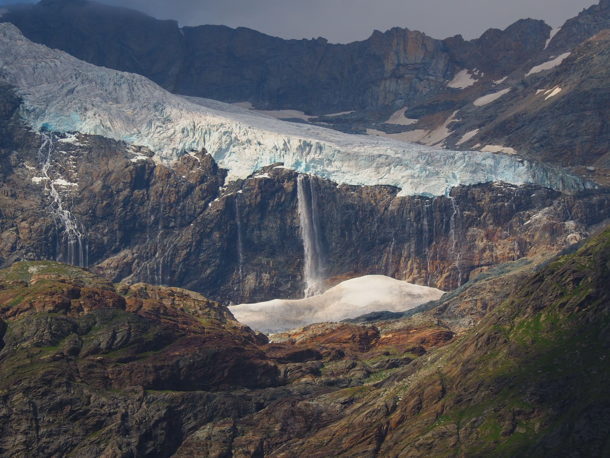 Valmalenco Fellaria Glacier.