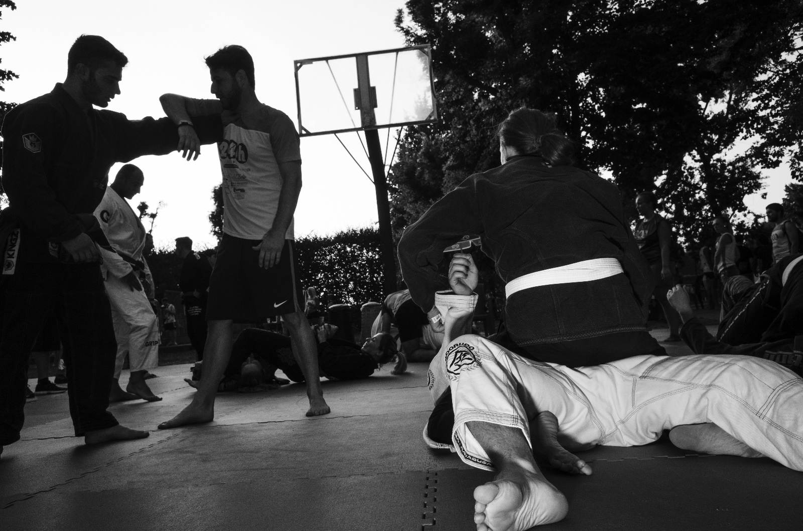 Esibizione di karate