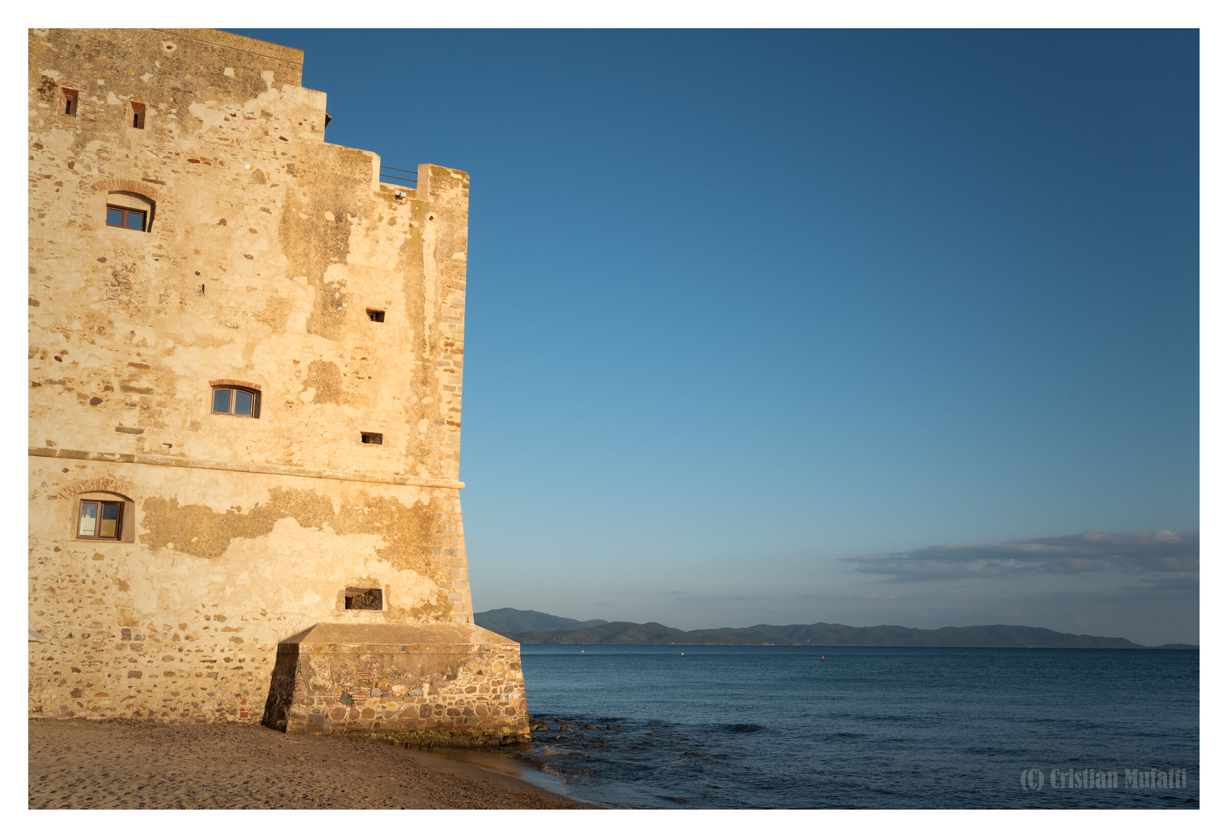 Mozza Tower at sunset