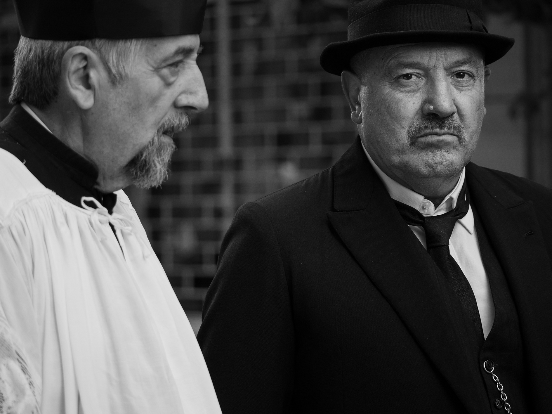 Don Camillo and Peppone.