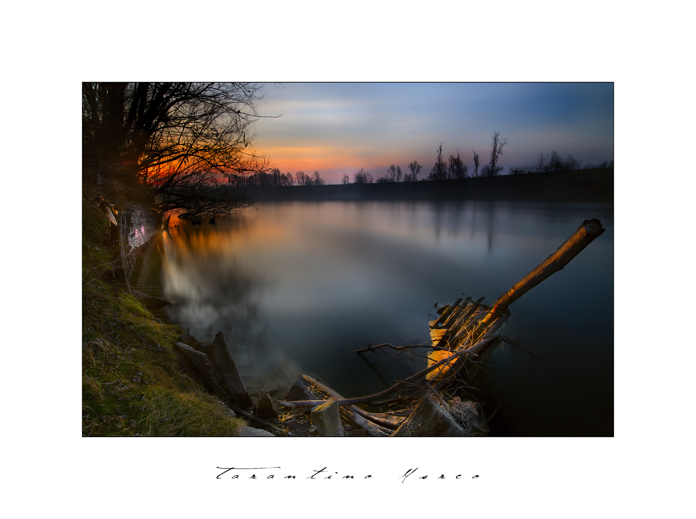 sunrise at river
