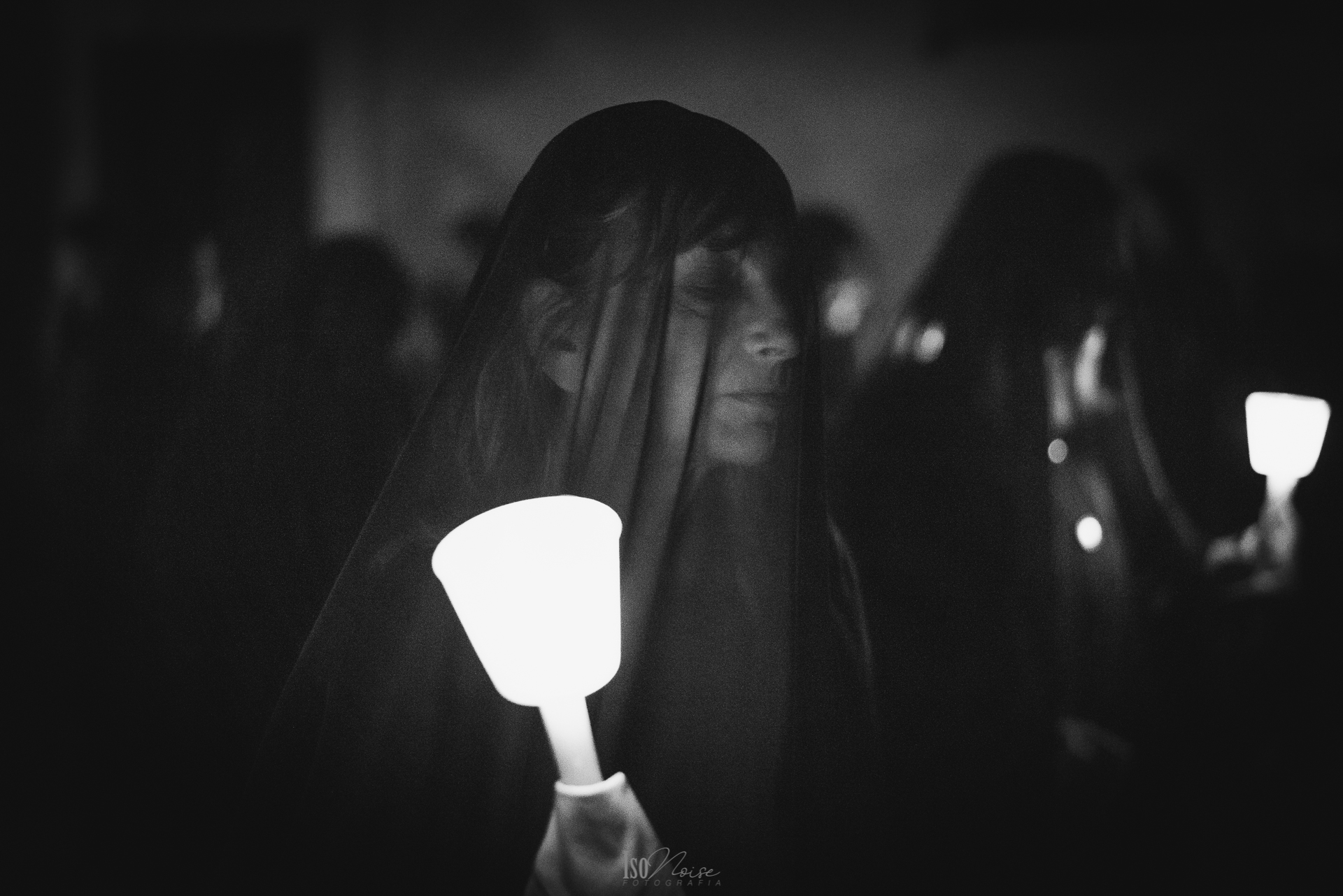 Orte, Trasporto del Cristo. Una donna penitente.