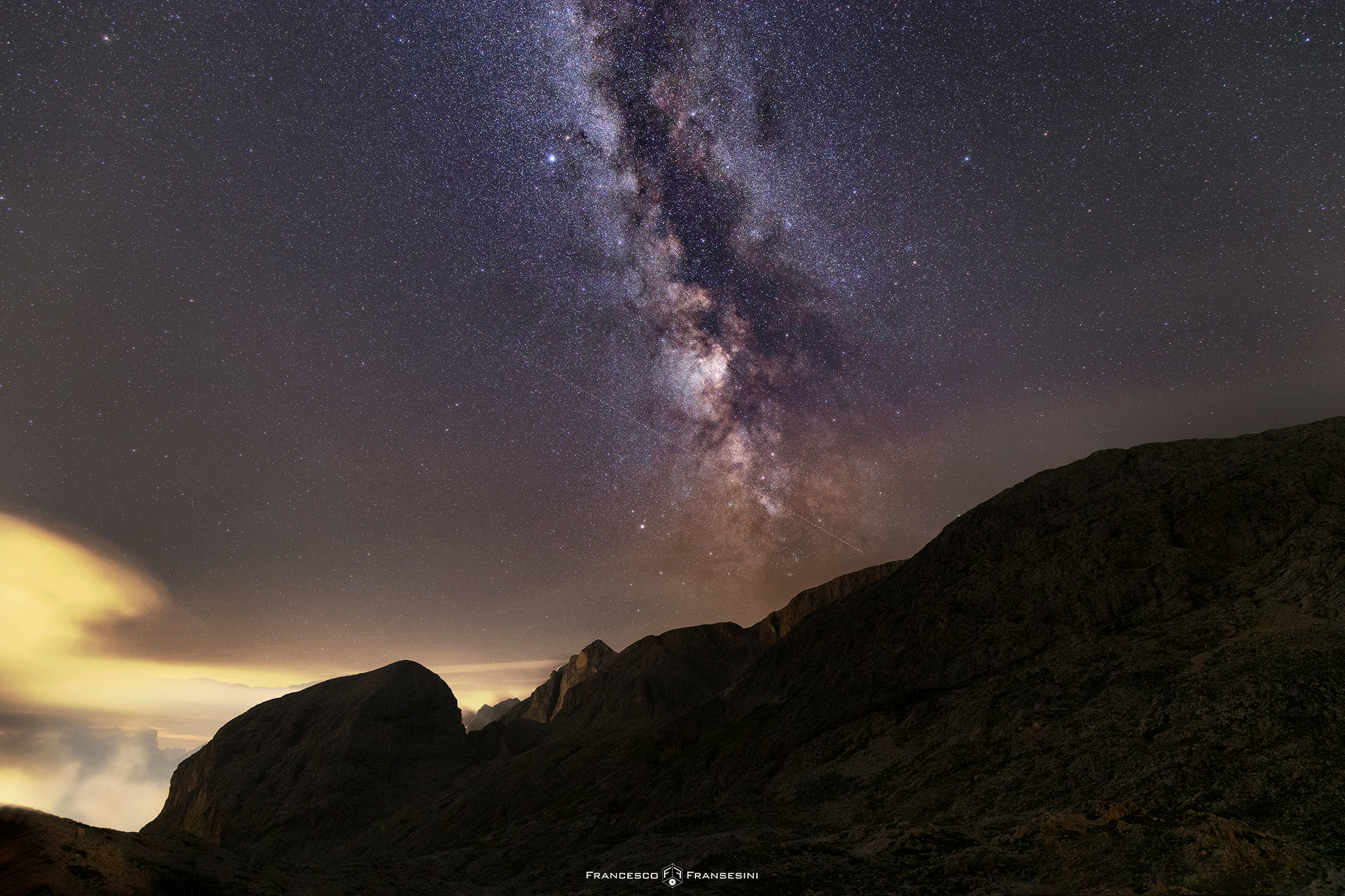 Via Lattea dal rifugio Antermoia-2