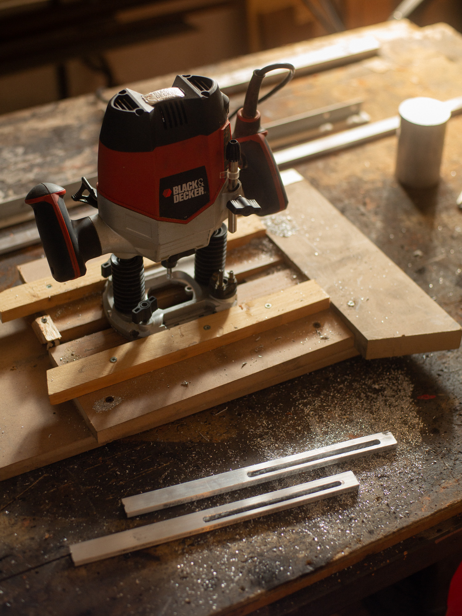 Le guide verticali della standarda anteriore