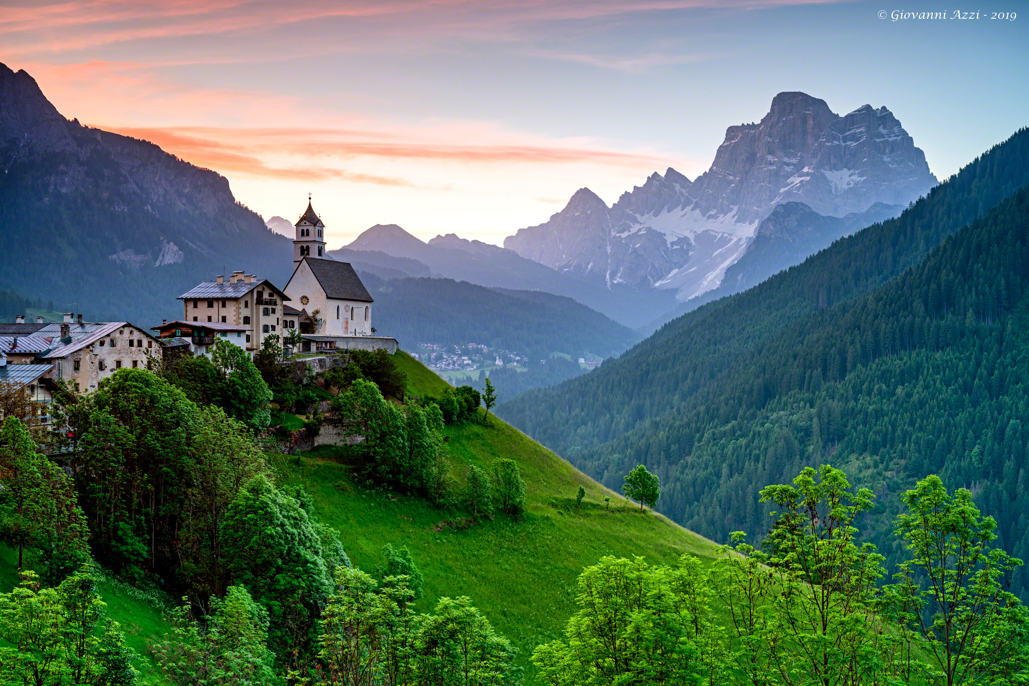 Sunrise at Colle Santa Lucia