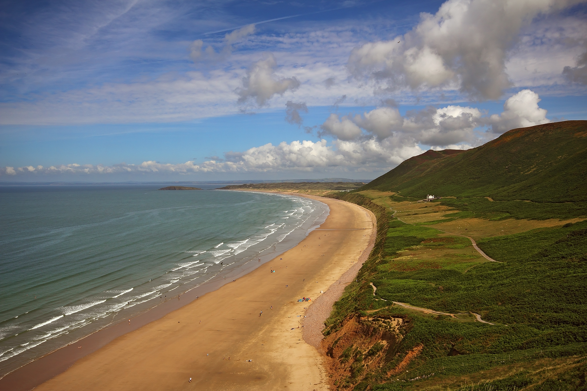 Rhossili Bay, in Galles la spiaggia più bella d'E...