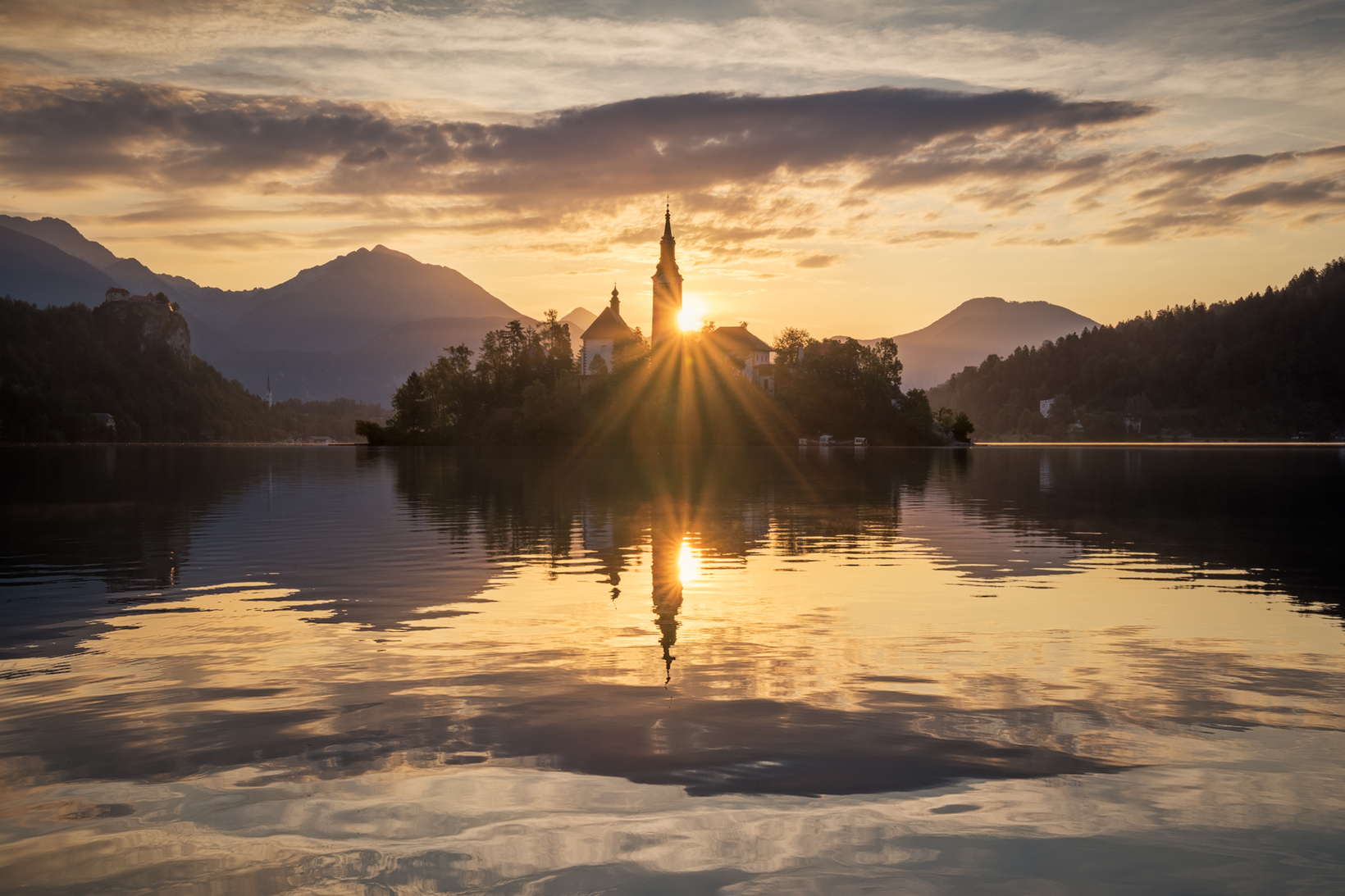 Bled at sunrise