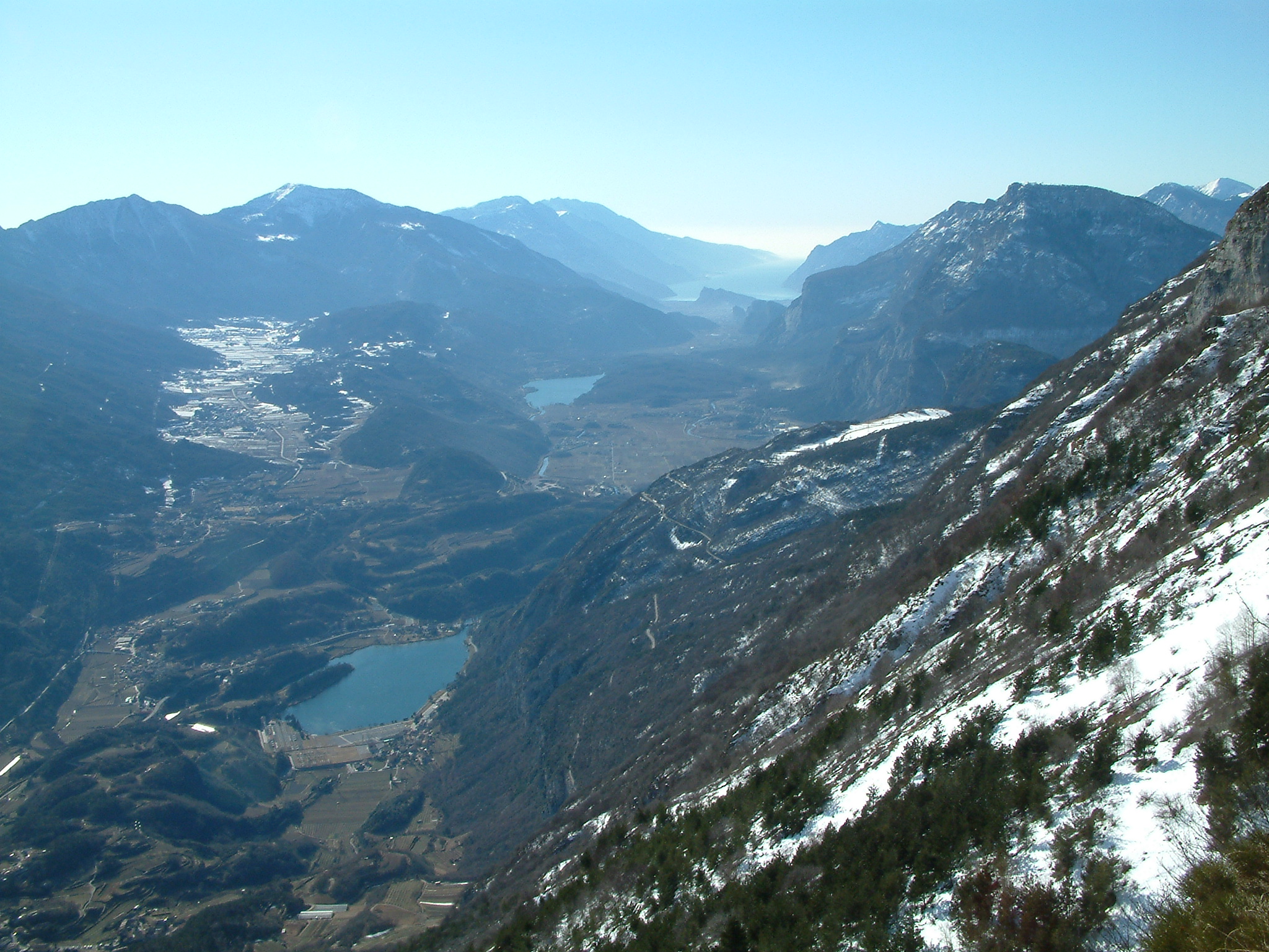 Sarca Valley with the lakes of S.M. and Cavedine