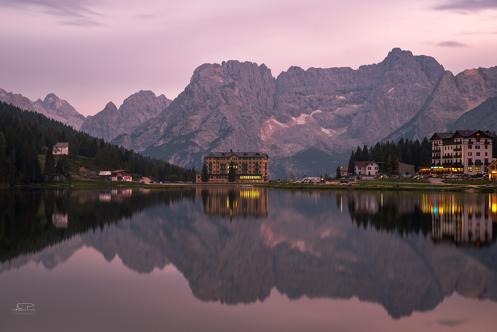 Purple day in Misurina