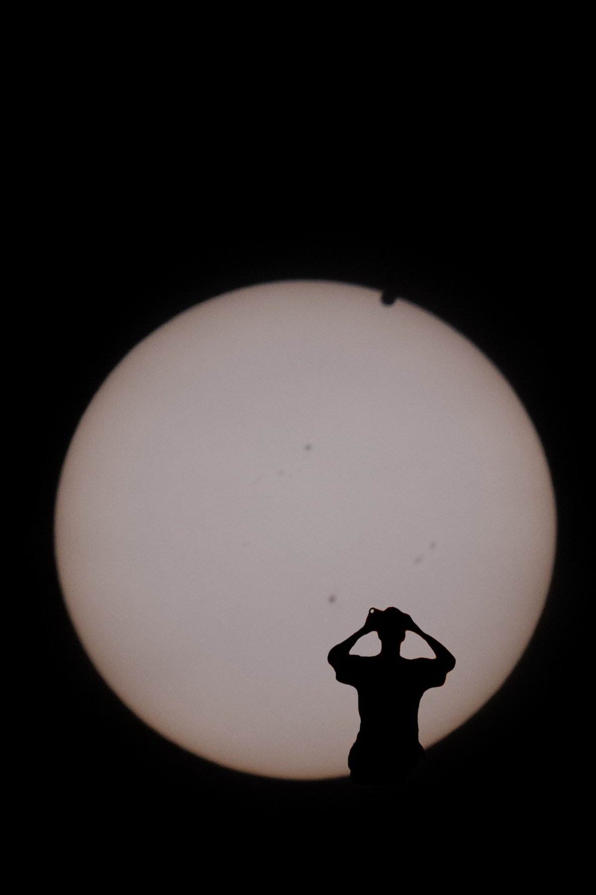 Transit of Venus in front of the Sun, June 6, 2012