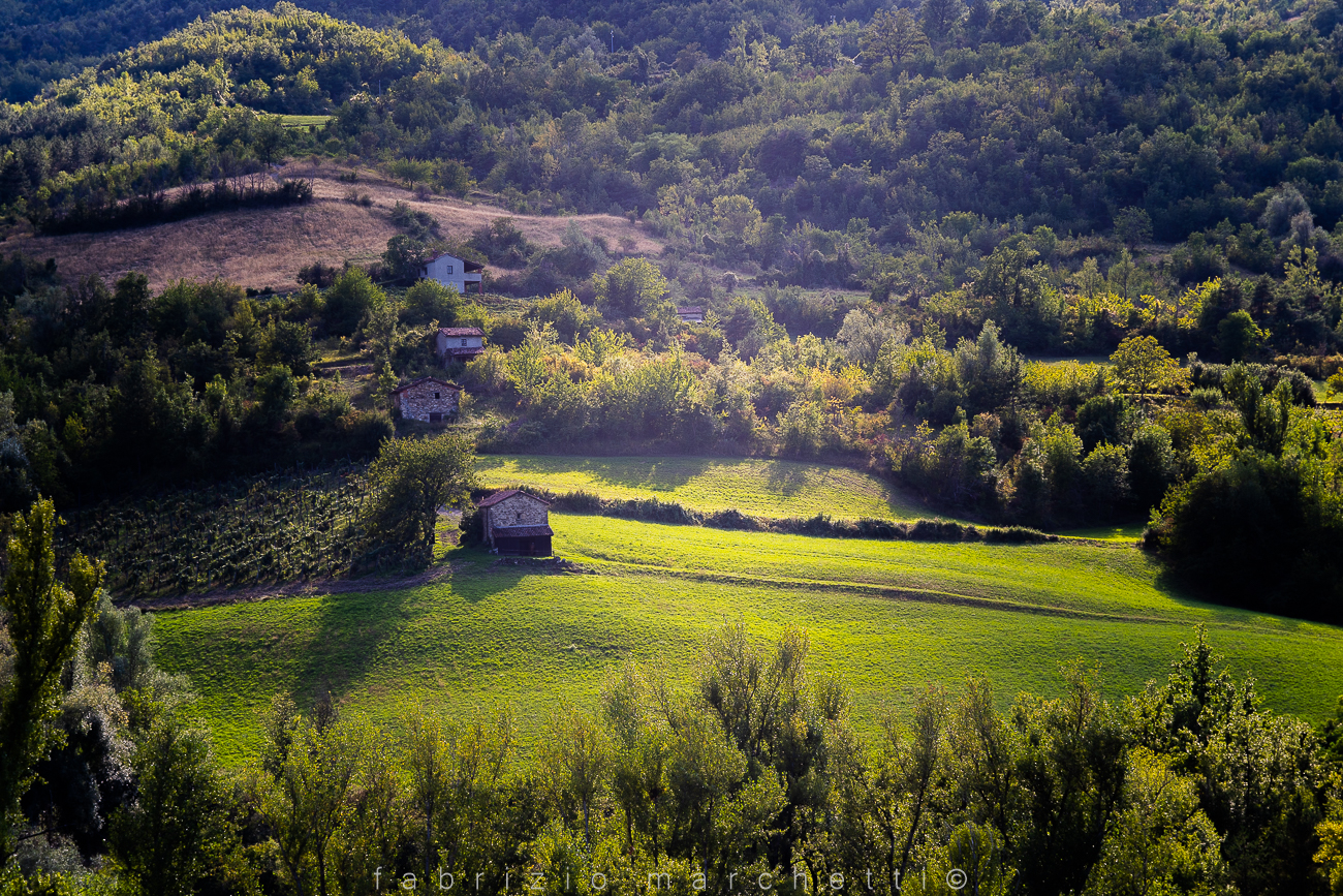 la pianura e la valle staffora